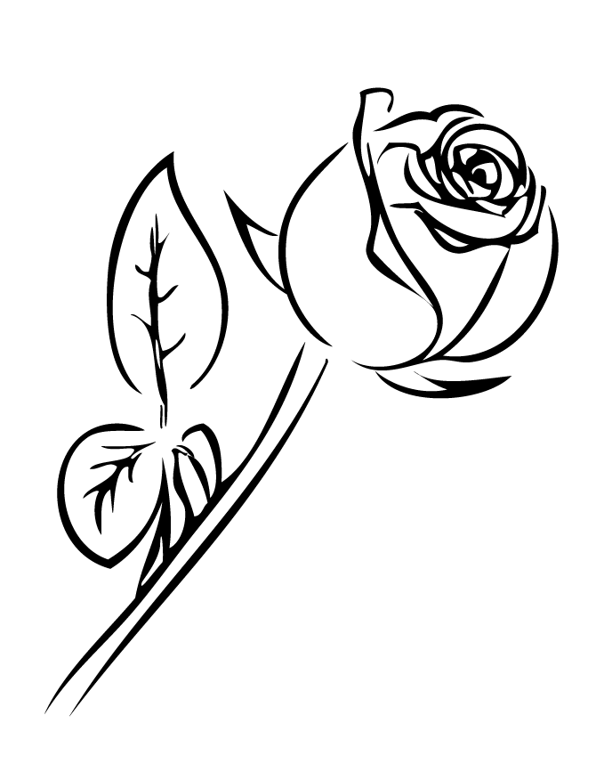 Rose Coloring Pages Flowers Nature Rose Printable 2021 446 Coloring4free