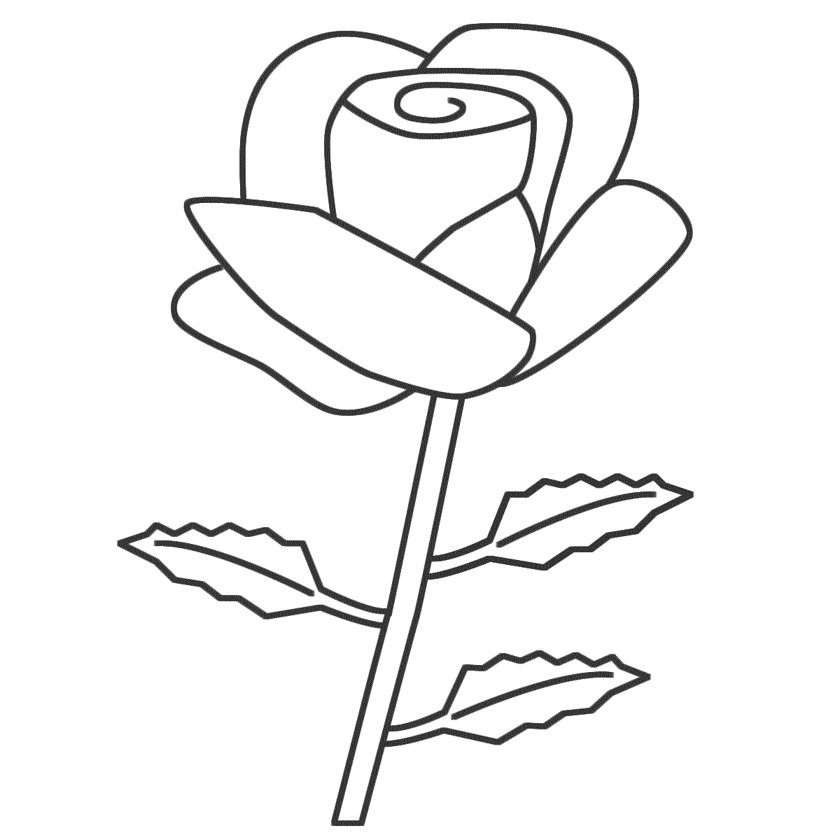 Rose Coloring Pages Flowers Nature Rose Sheet Printable 2021 455 Coloring4free
