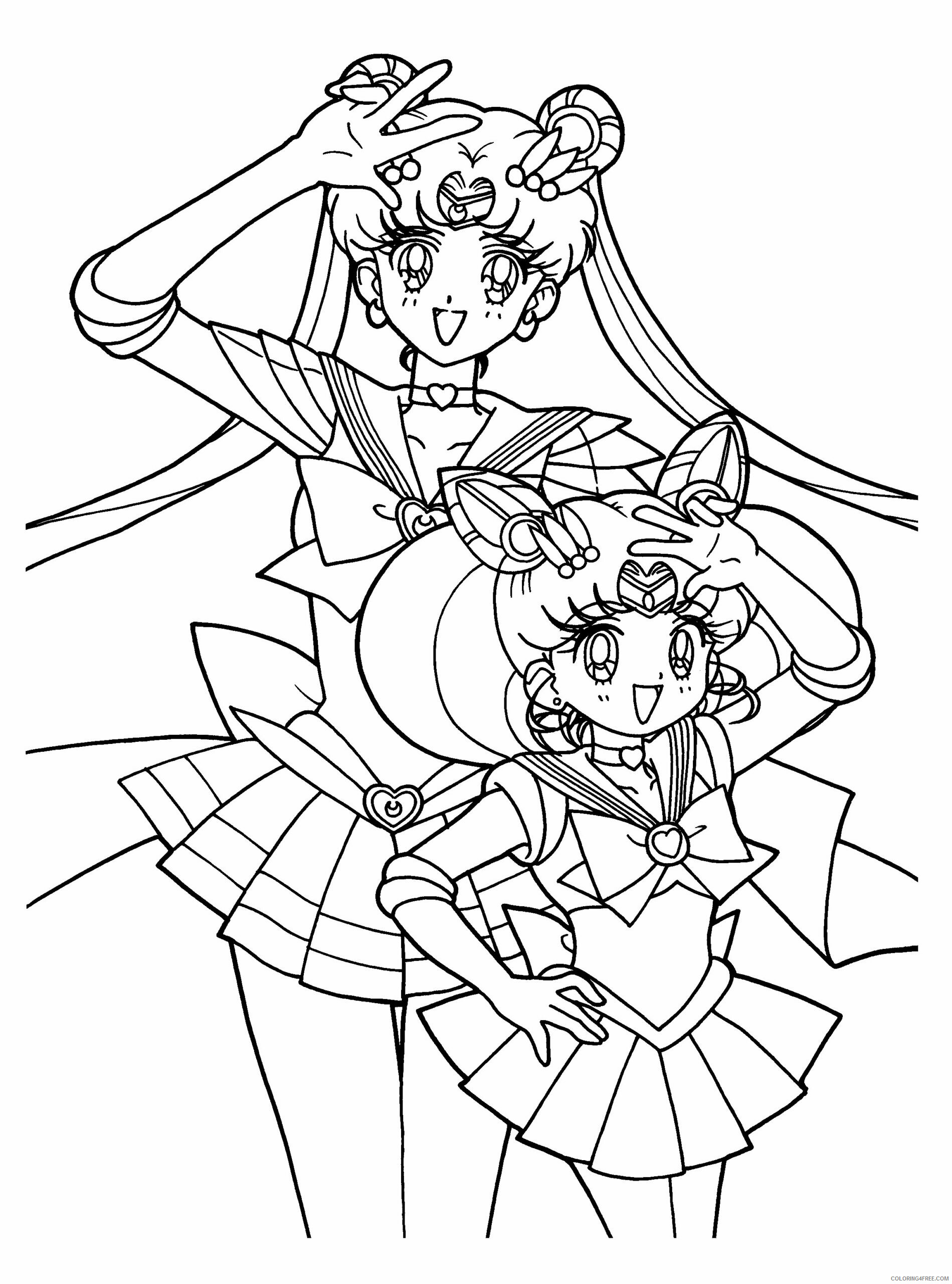 Sailor Moon Printable Coloring Pages Anime Free Sailor Moon For Kids 2021 0969 Coloring4free