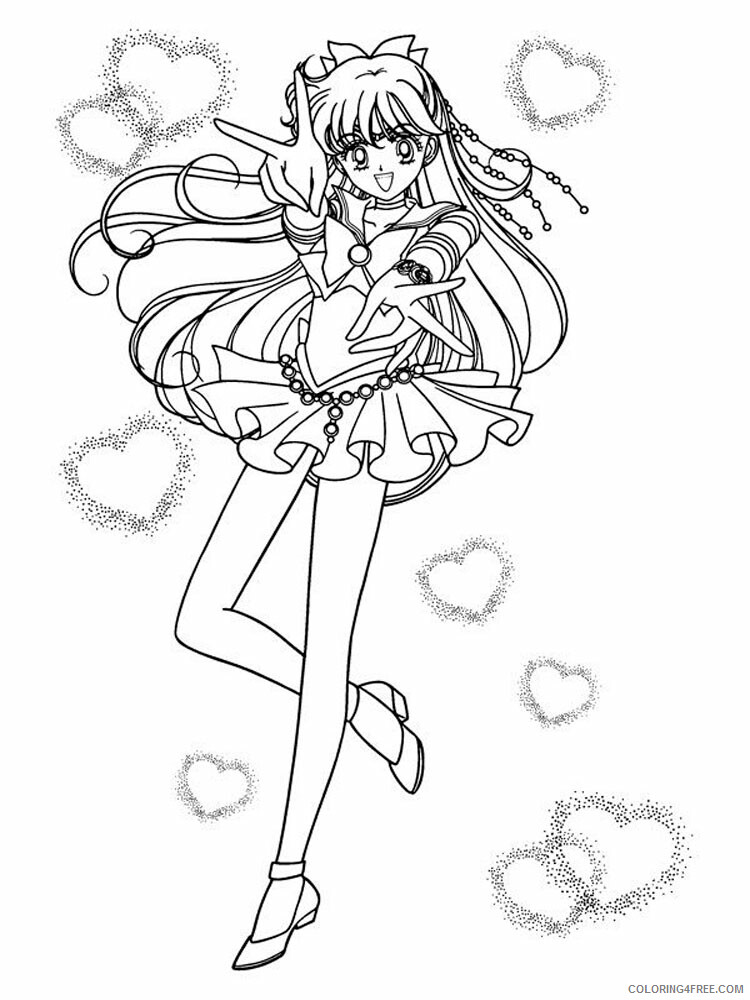 Sailor Moon Printable Coloring Pages Anime Sailor Moon 12 2021 1031 Coloring4free
