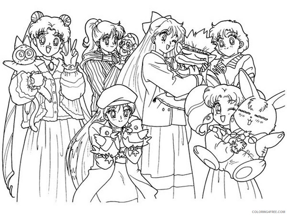 Sailor Moon Printable Coloring Pages Anime Sailor Moon 17 2021 1059 Coloring4free