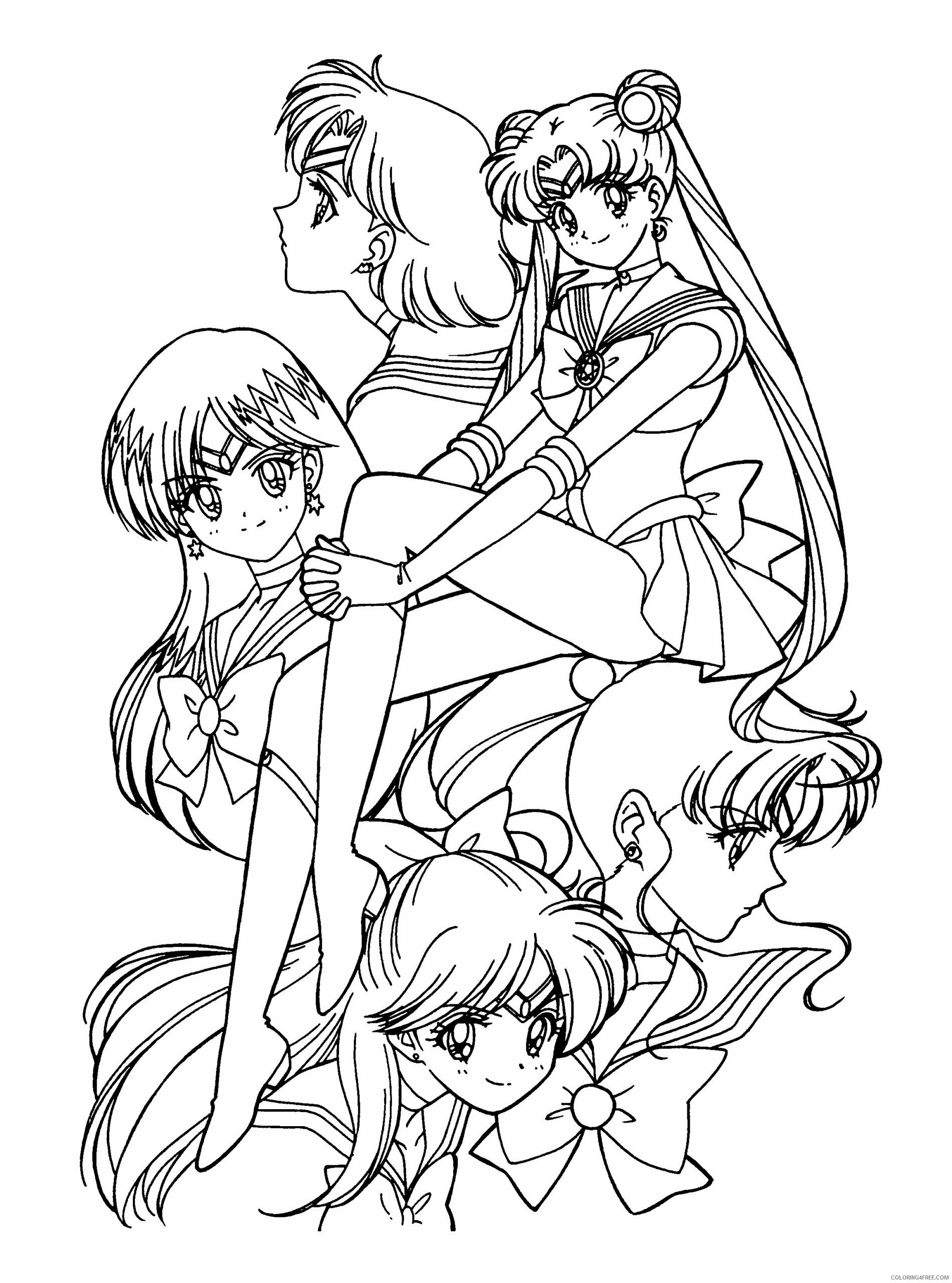 Sailor Moon Printable Coloring Pages Anime Sailor Moon 2021 1001 Coloring4free