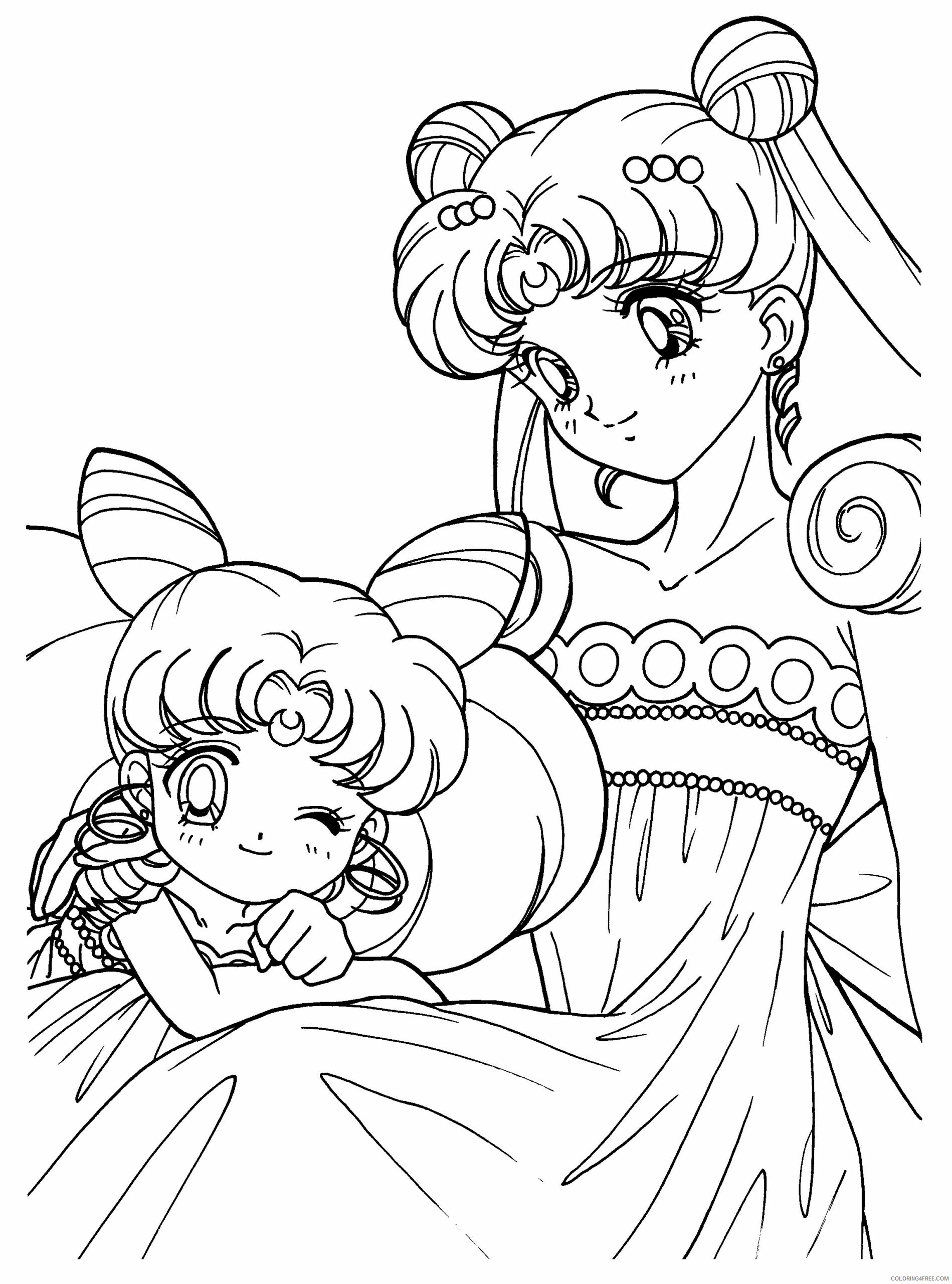 Sailor Moon Printable Coloring Pages Anime Sailor Moon 2021 1004 Coloring4free