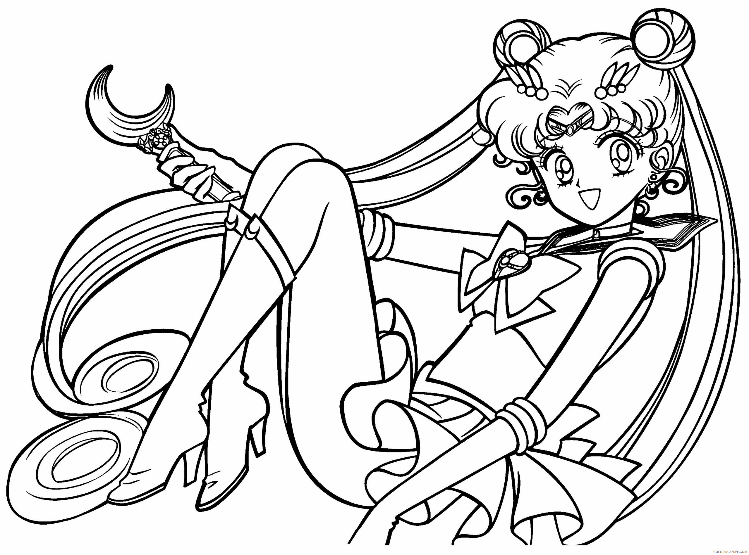 Sailor Moon Printable Coloring Pages Anime Sailor Moon Online 2021 1157 Coloring4free