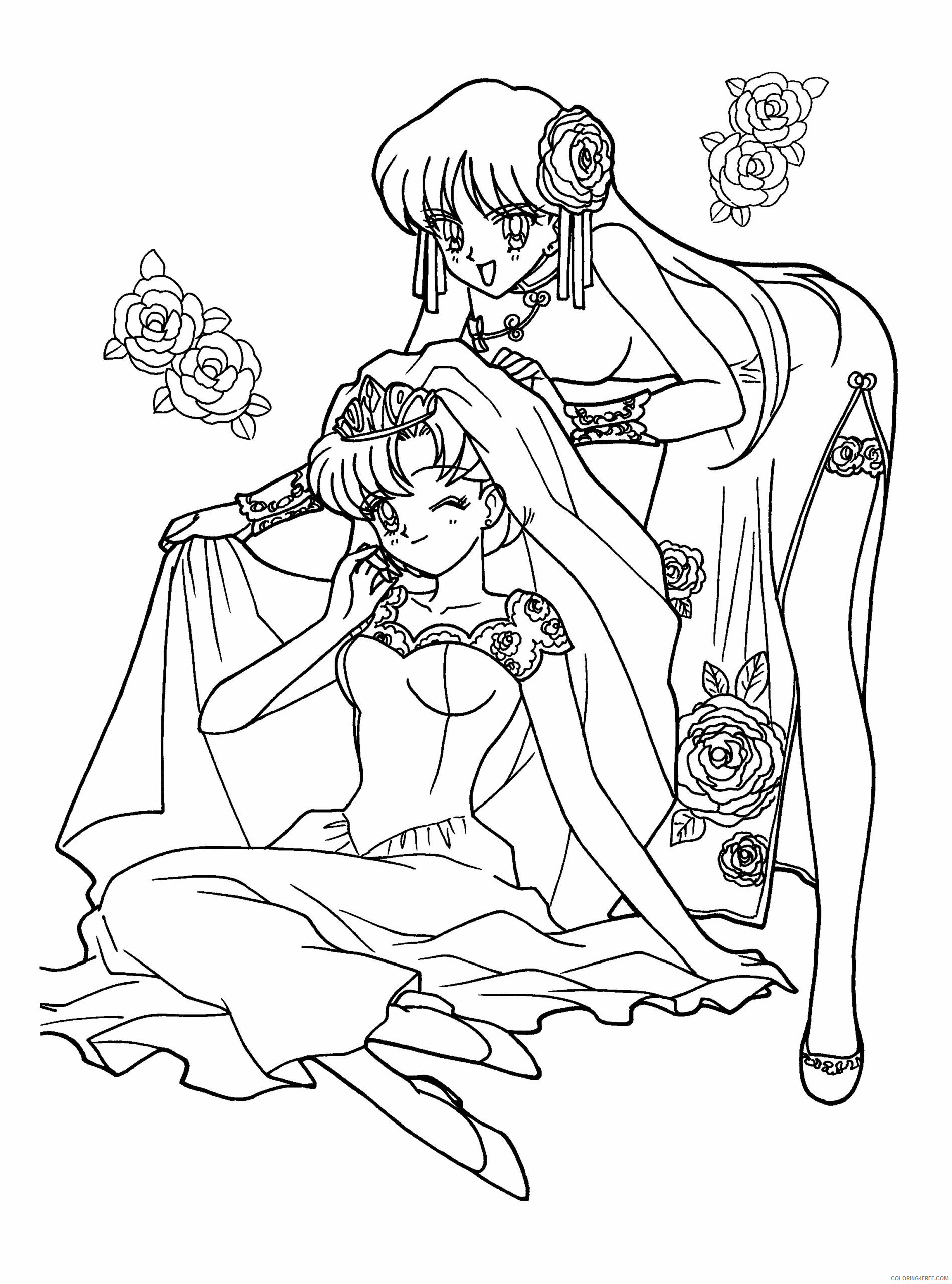 Sailor Moon Printable Coloring Pages Anime Sailor Moon Pictures 2021 1003 Coloring4free