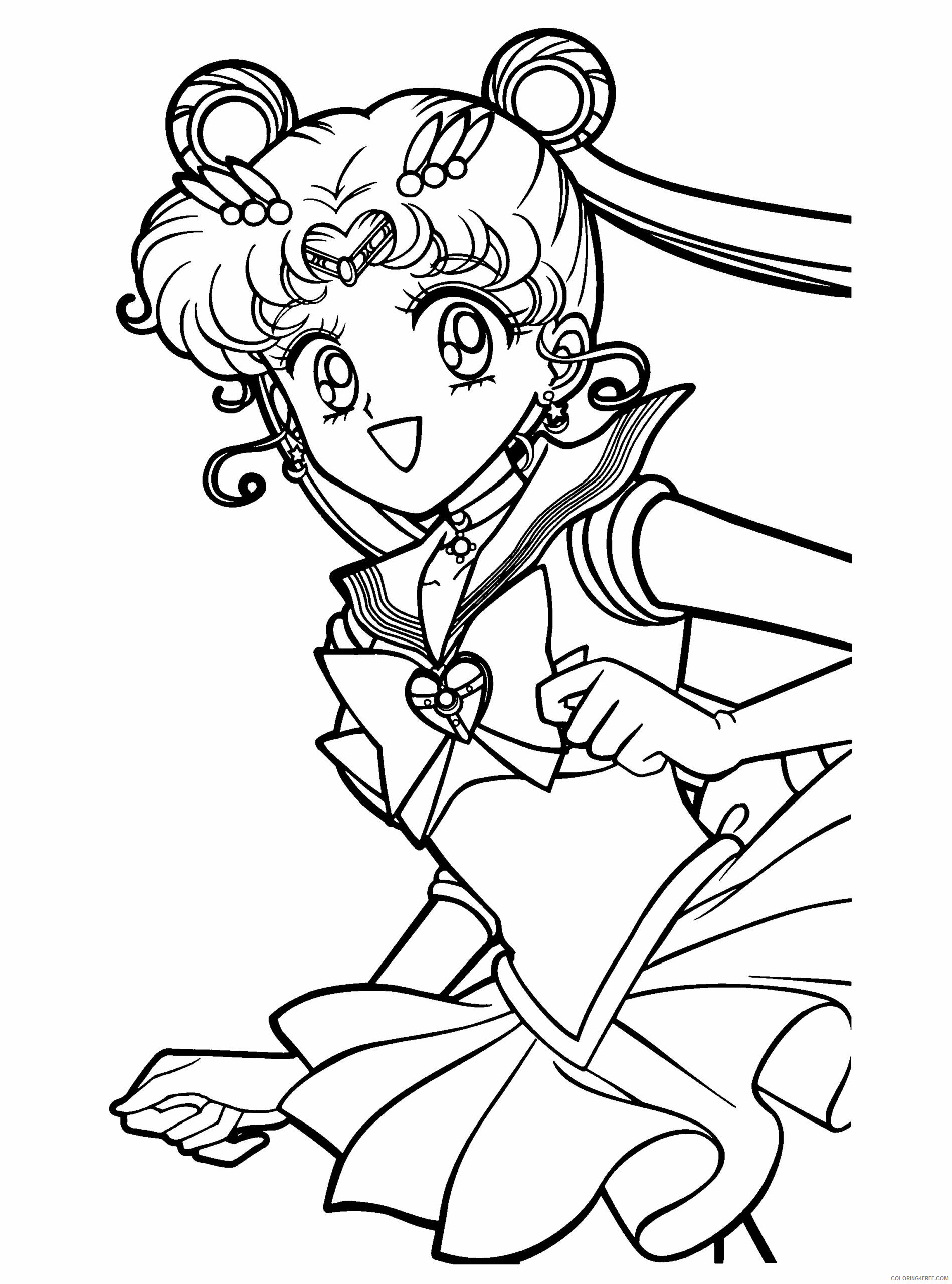 Sailor Moon Printable Coloring Pages Anime Sailor Moon Pictures 2021 1158 Coloring4free