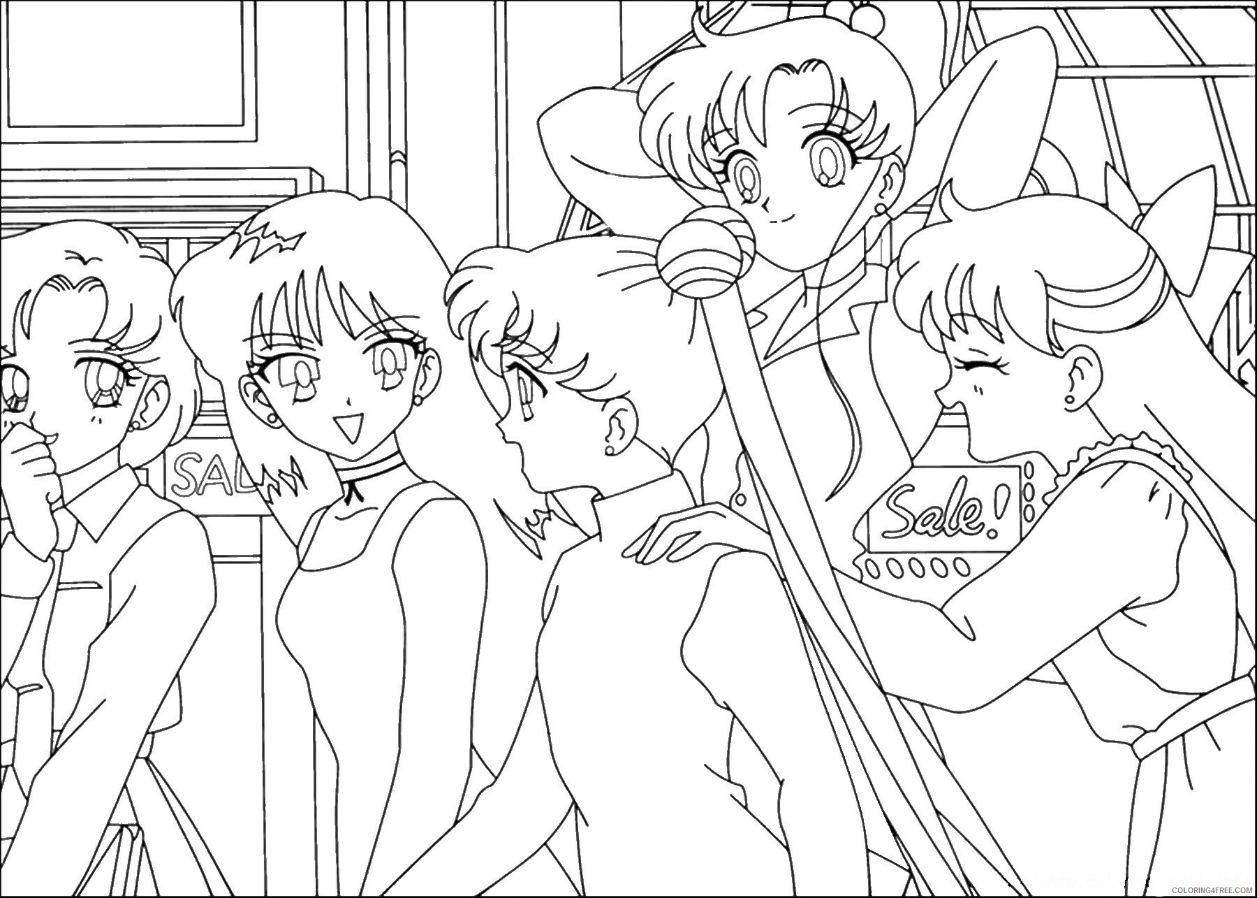 Sailor Moon Printable Coloring Pages Anime sailor_moon_cl29 2021 0976 Coloring4free