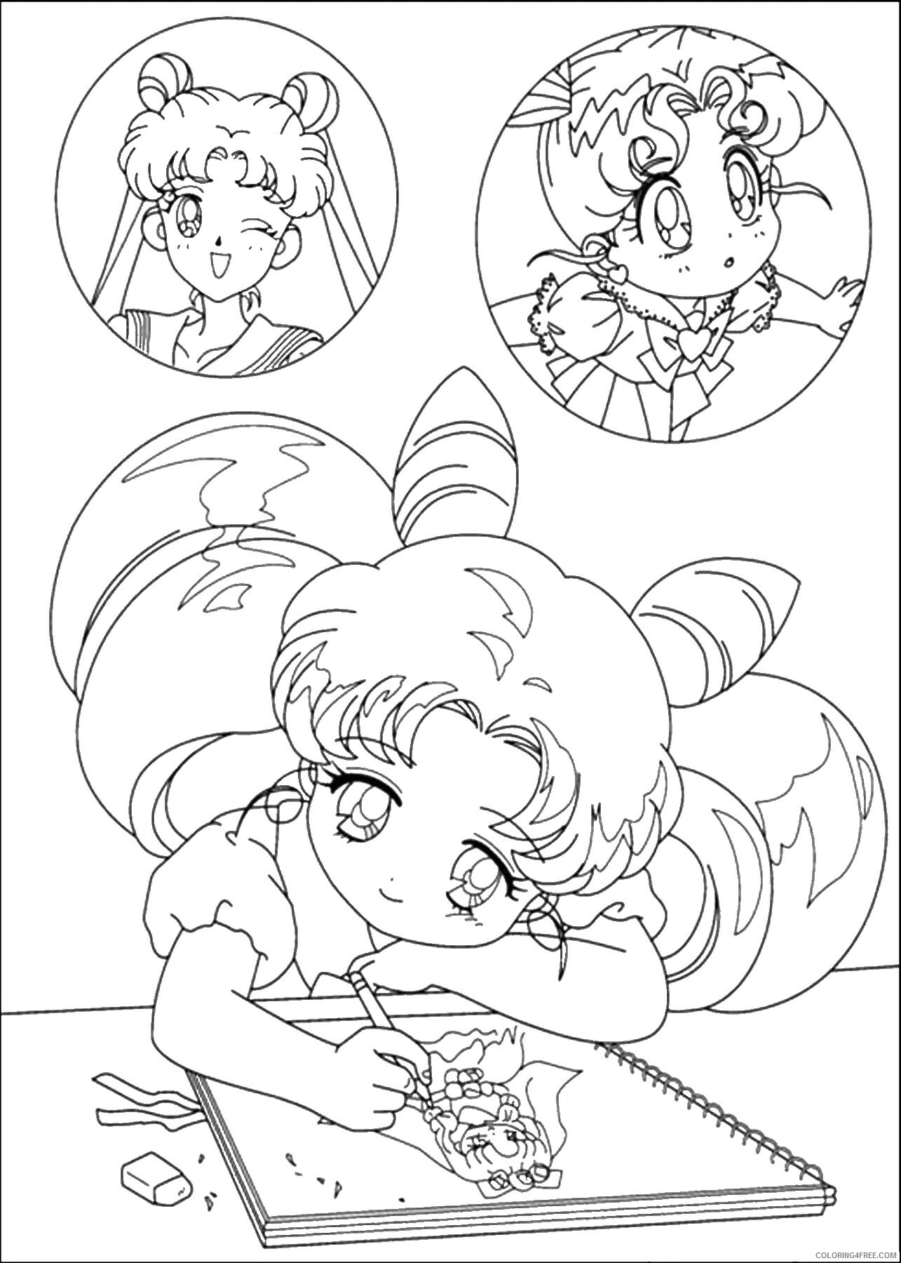 Sailor Moon Printable Coloring Pages Anime sailor_moon_cl32 2021 0979 Coloring4free