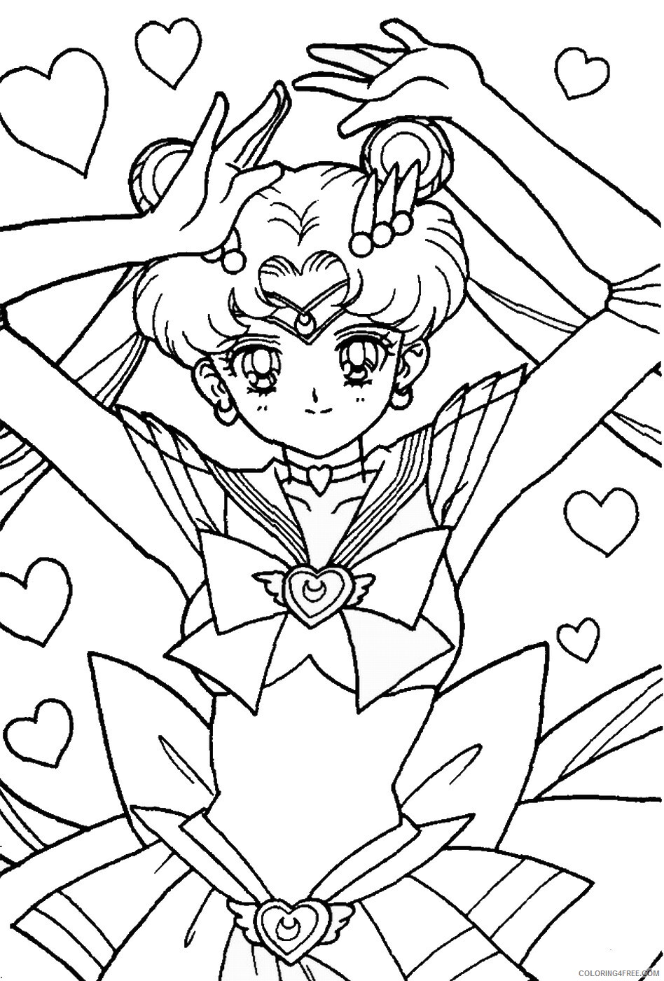Sailor Moon Printable Coloring Pages Anime sailor_moon_cl44 2021 0980 Coloring4free