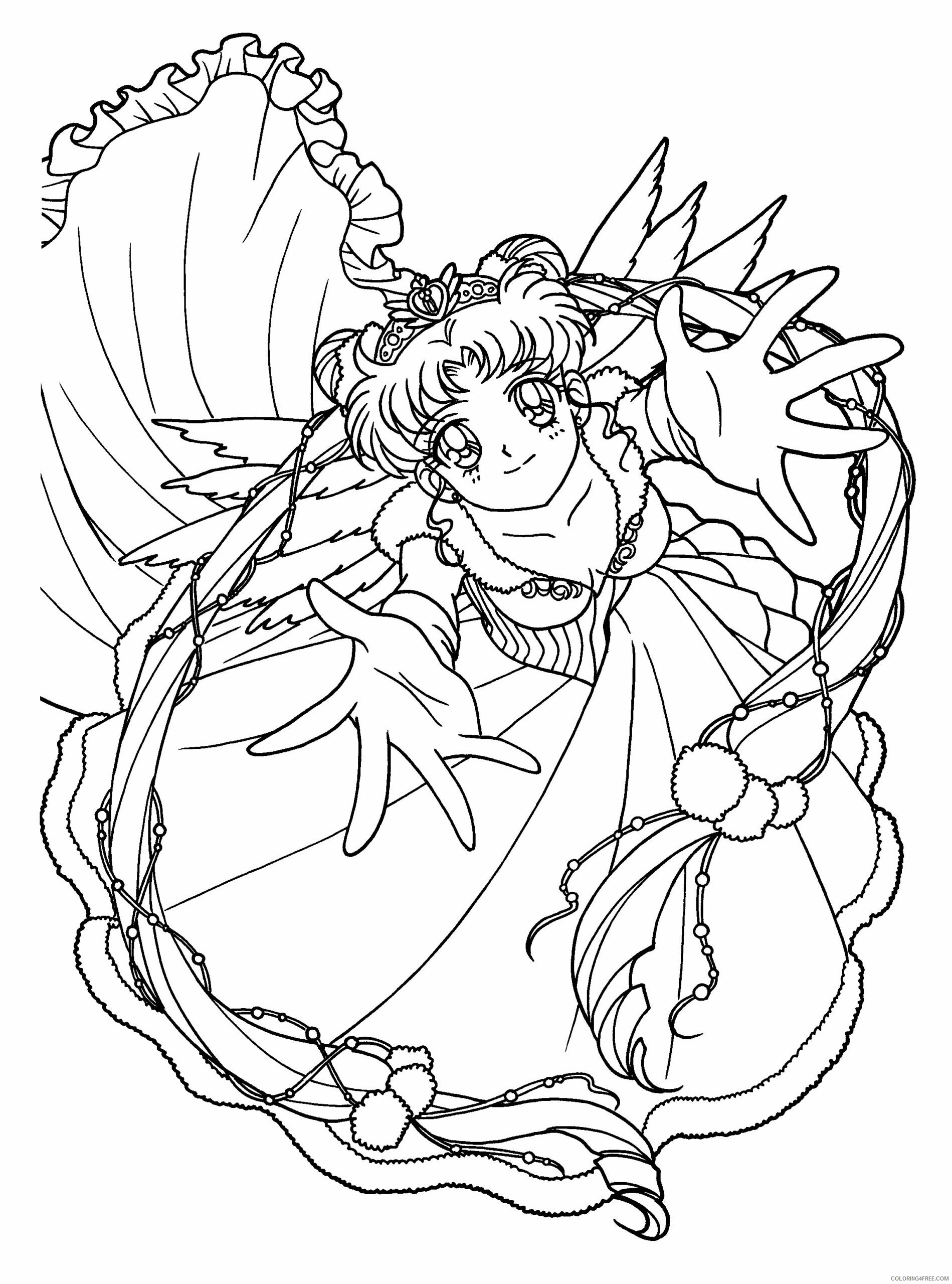 Sailor Moon Printable Coloring Pages Anime sailormoon 104 2021 1013 Coloring4free