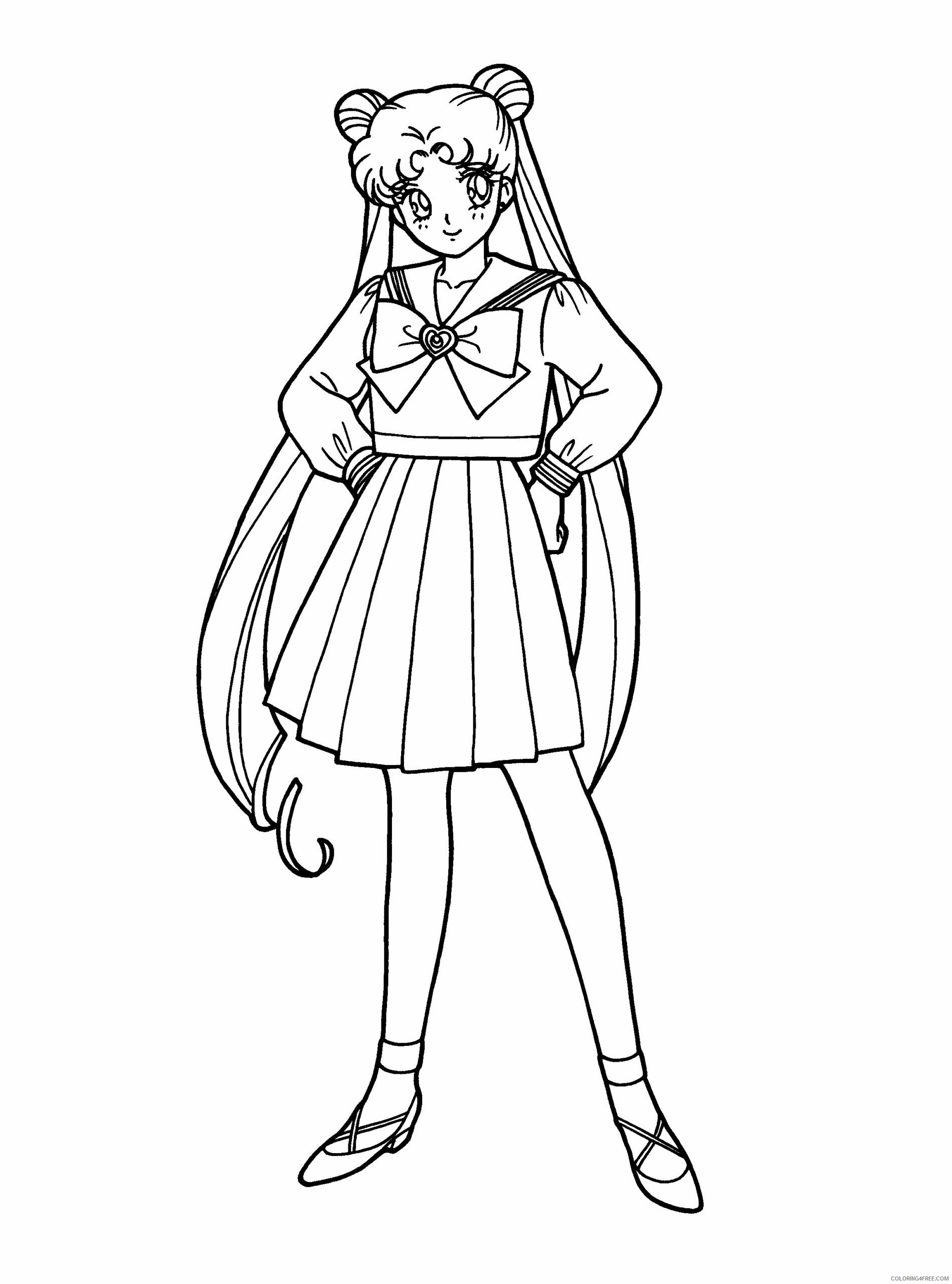 Sailor Moon Printable Coloring Pages Anime sailormoon 114 2021 1024 Coloring4free