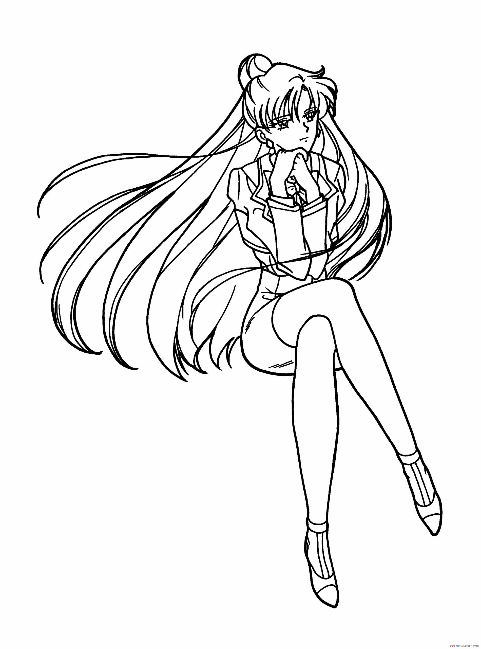 Sailor Moon Printable Coloring Pages Anime sailormoon 116 2021 1026 Coloring4free