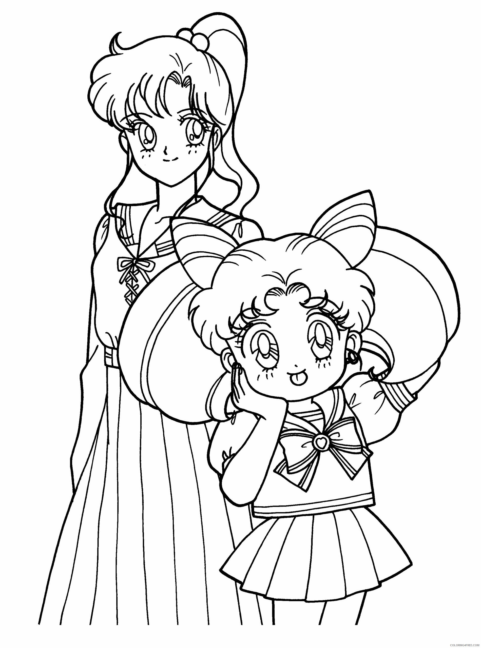Sailor Moon Printable Coloring Pages Anime sailormoon 118 2021 1028 Coloring4free
