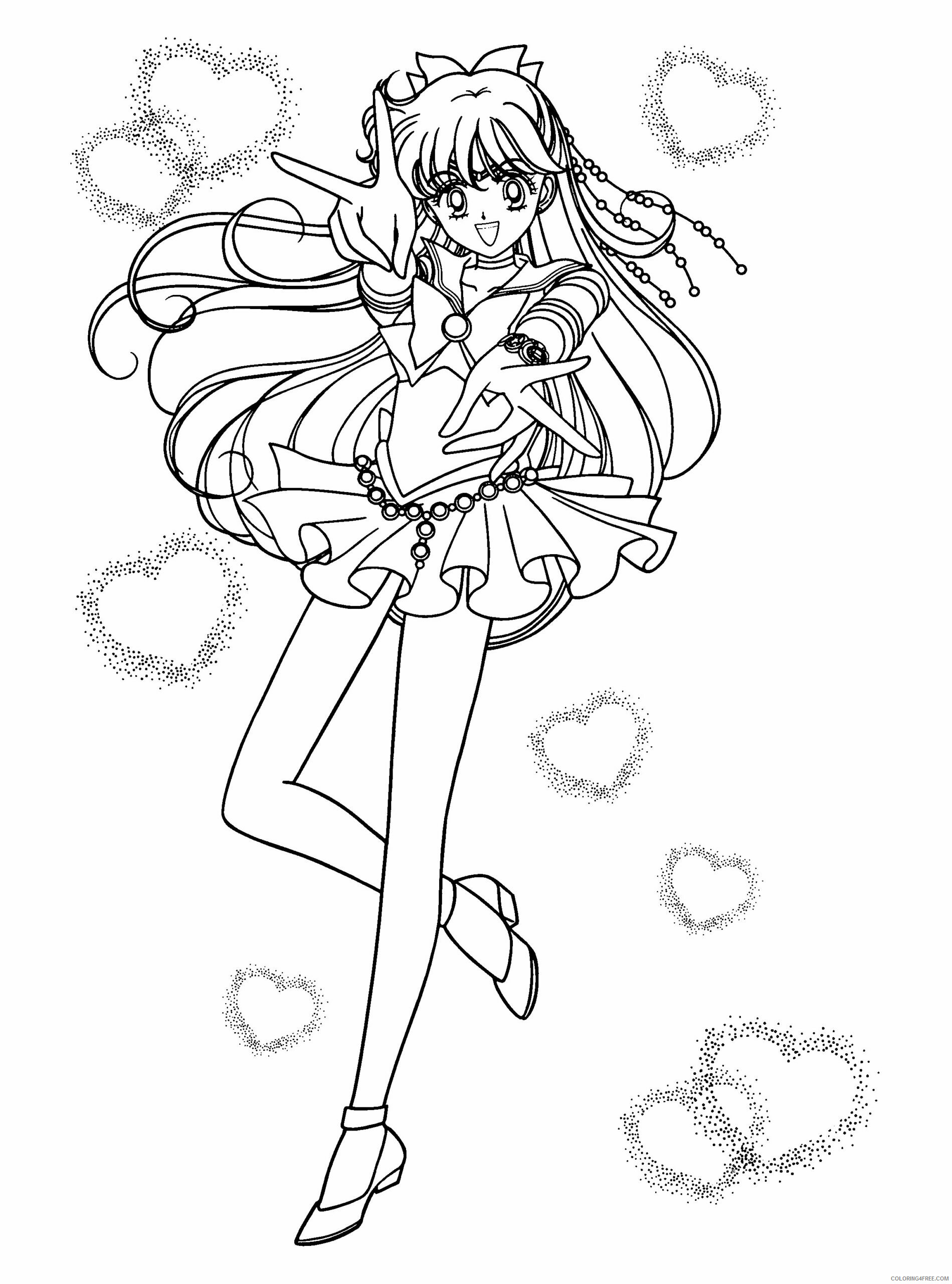 Sailor Moon Printable Coloring Pages Anime sailormoon 12 2021 1030 Coloring4free