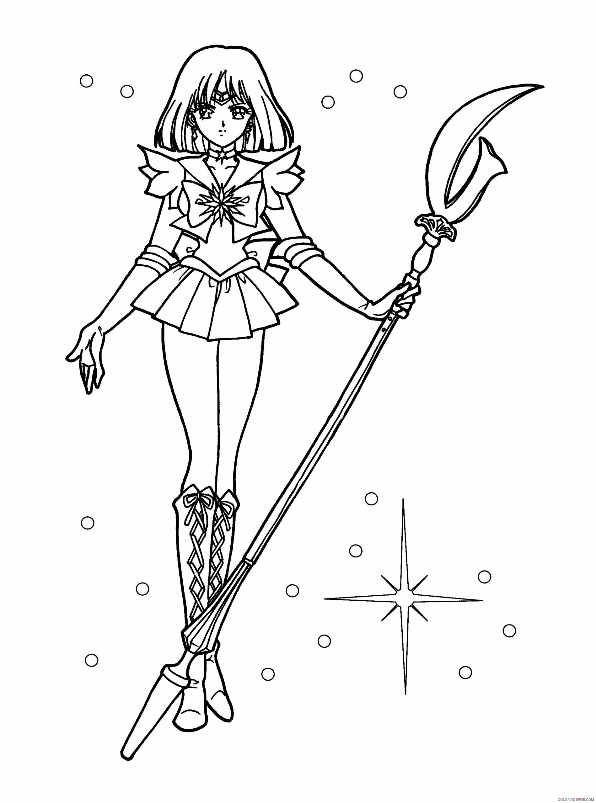 Sailor Moon Printable Coloring Pages Anime sailormoon 122 2021 1033 Coloring4free