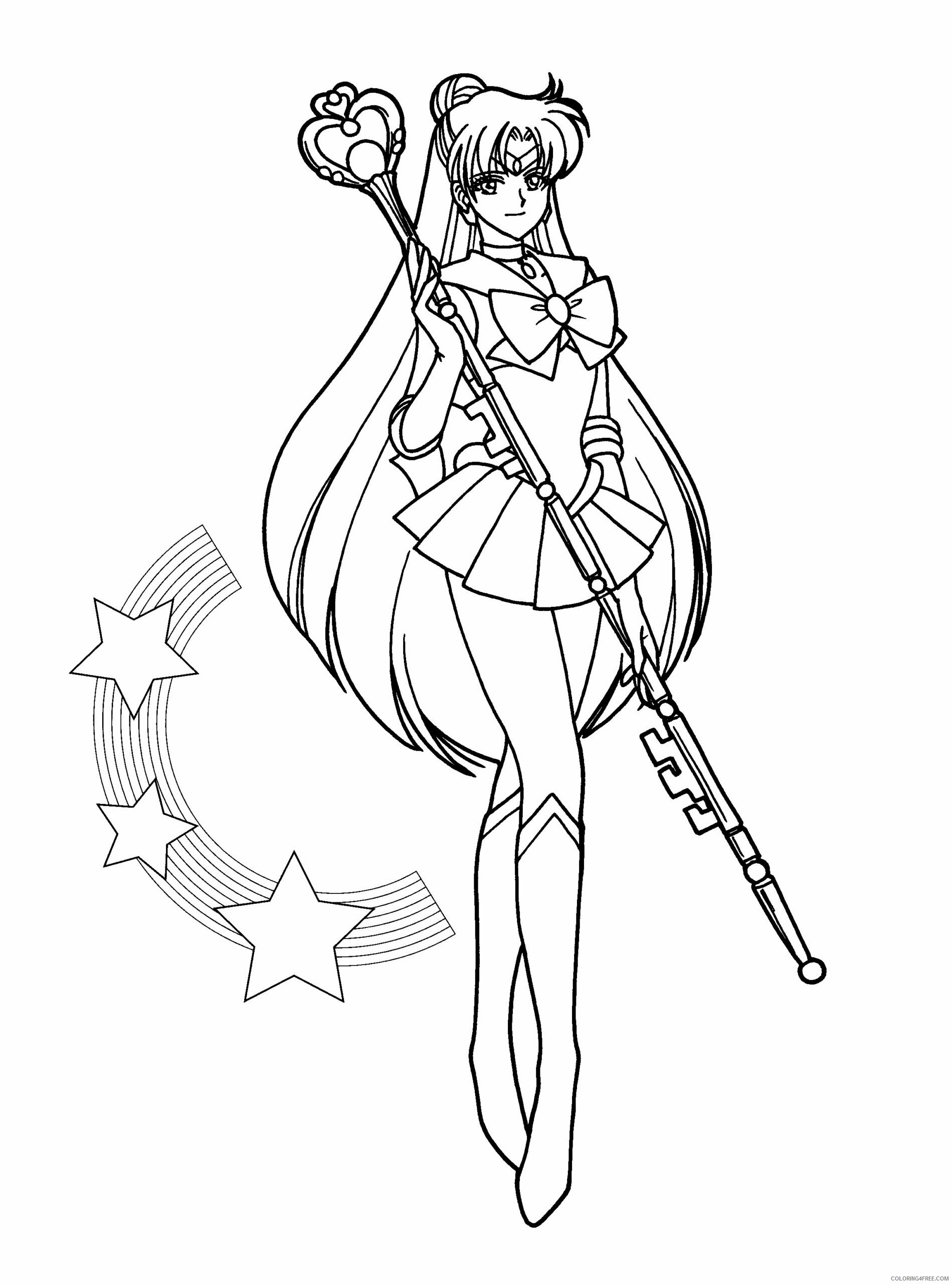 Sailor Moon Printable Coloring Pages Anime sailormoon 123 2021 1034 Coloring4free
