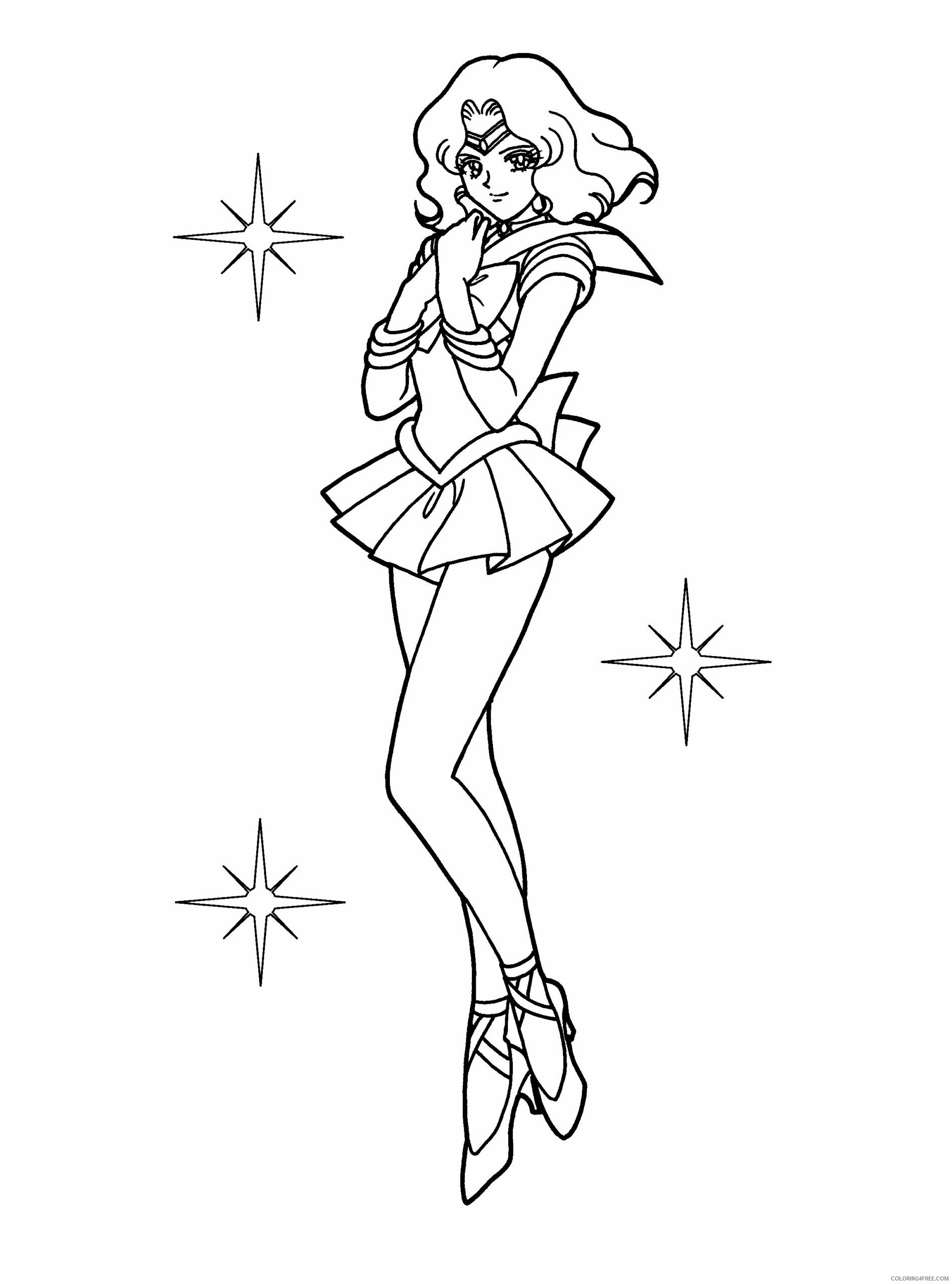 Sailor Moon Printable Coloring Pages Anime sailormoon 124 2021 1035 Coloring4free