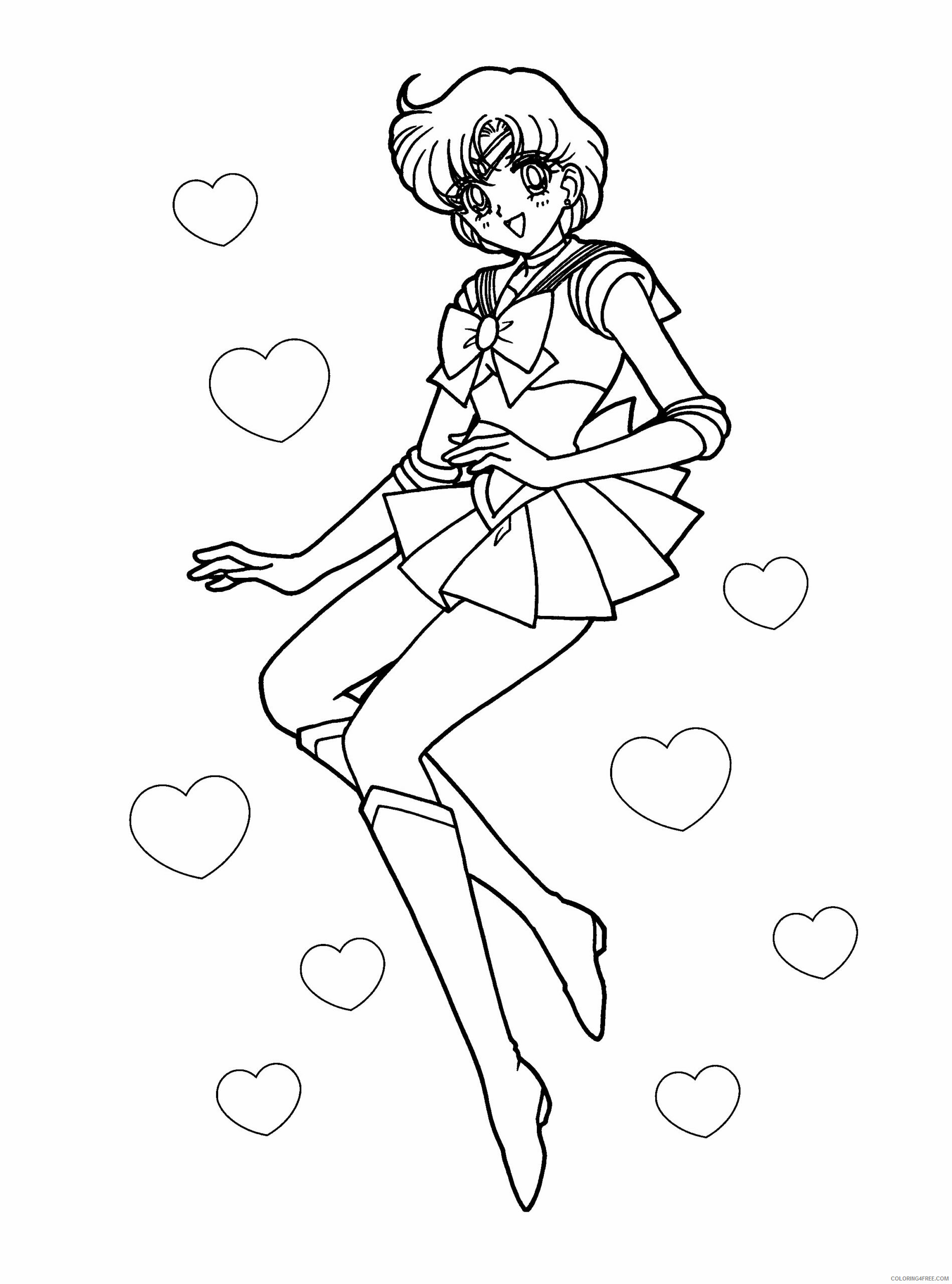 Sailor Moon Printable Coloring Pages Anime sailormoon 130 2021 1043 Coloring4free