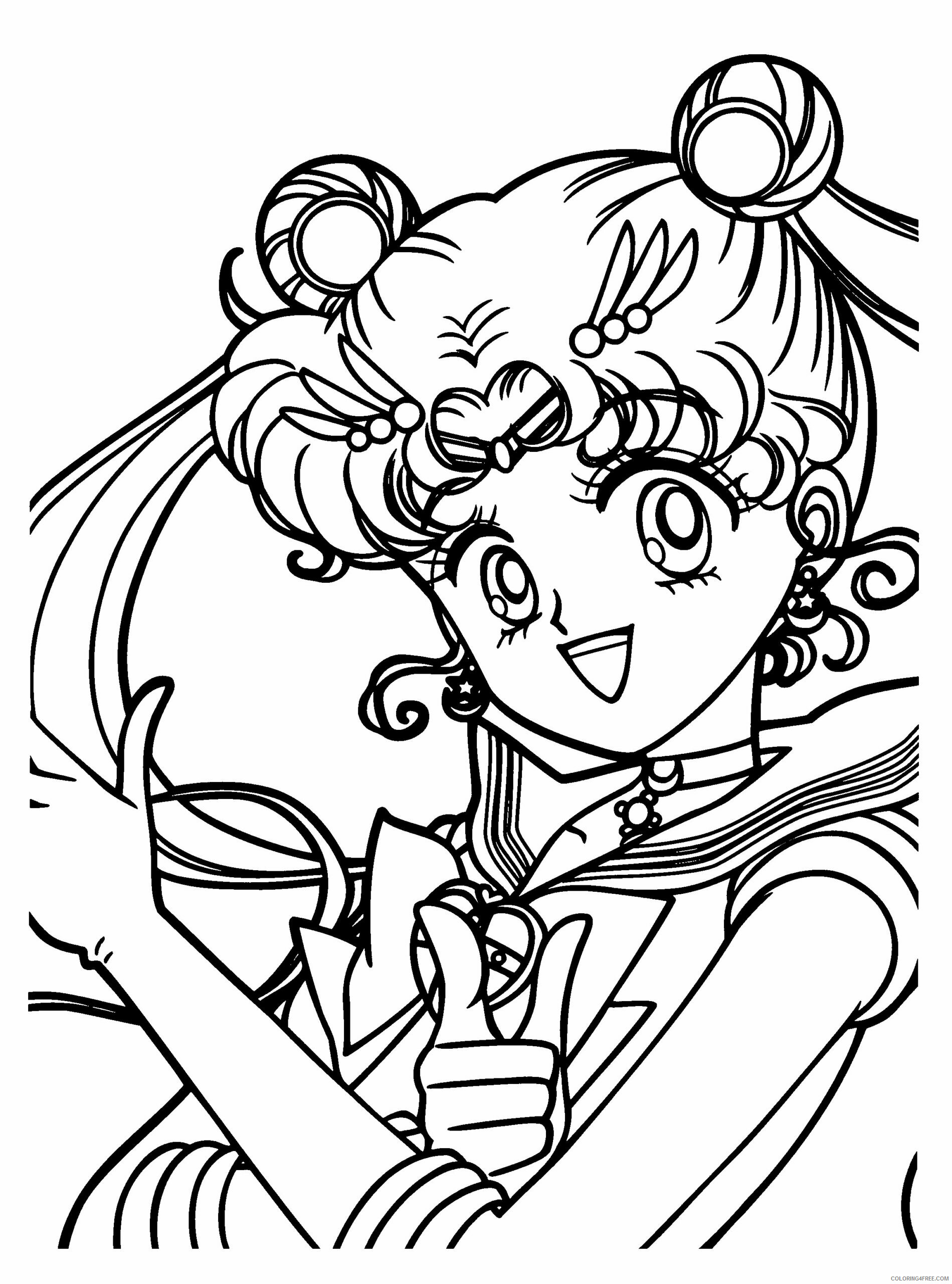 Sailor Moon Printable Coloring Pages Anime sailormoon 20 2021 1065 Coloring4free