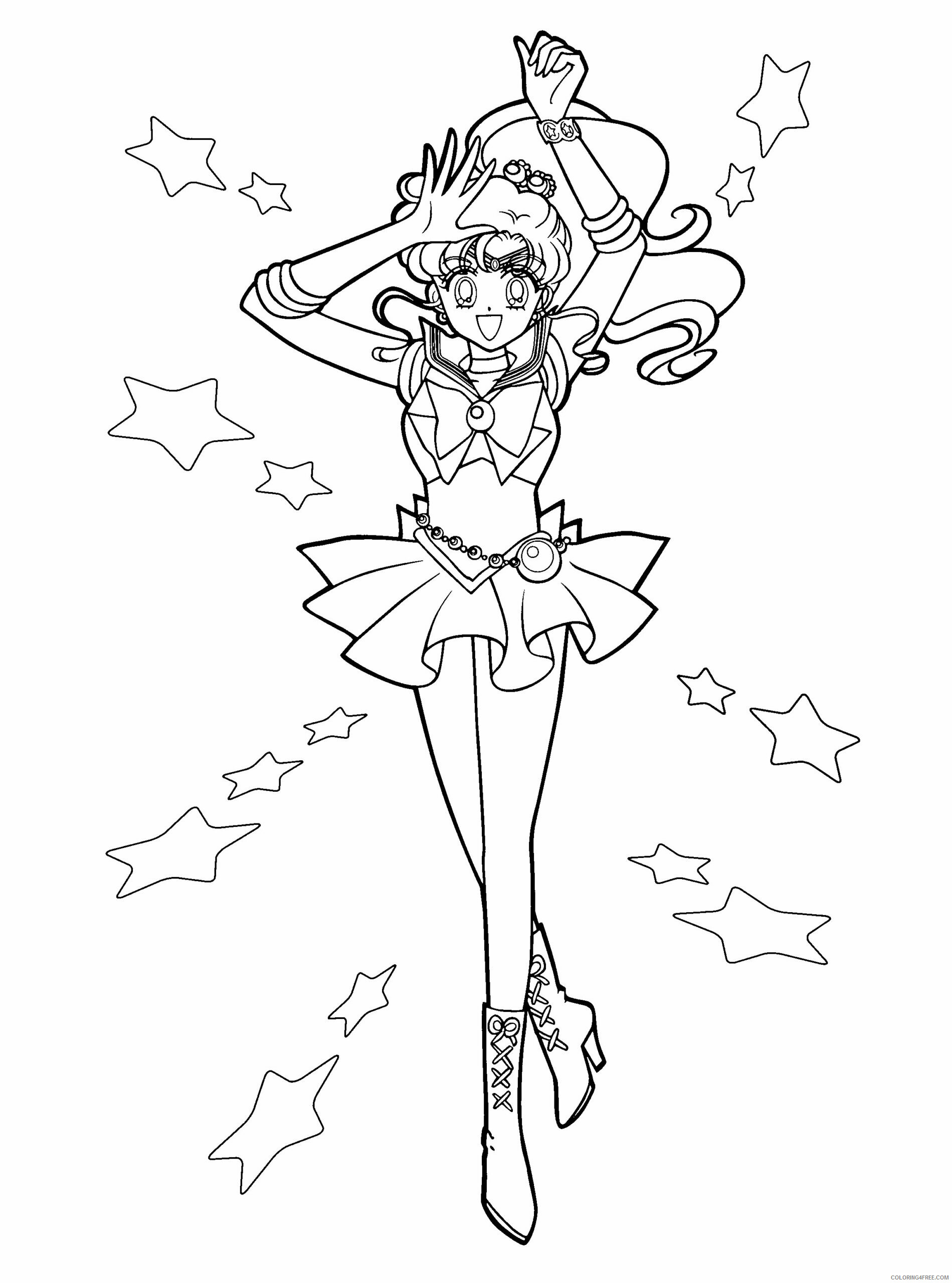 Sailor Moon Printable Coloring Pages Anime sailormoon 22 2021 1067 Coloring4free