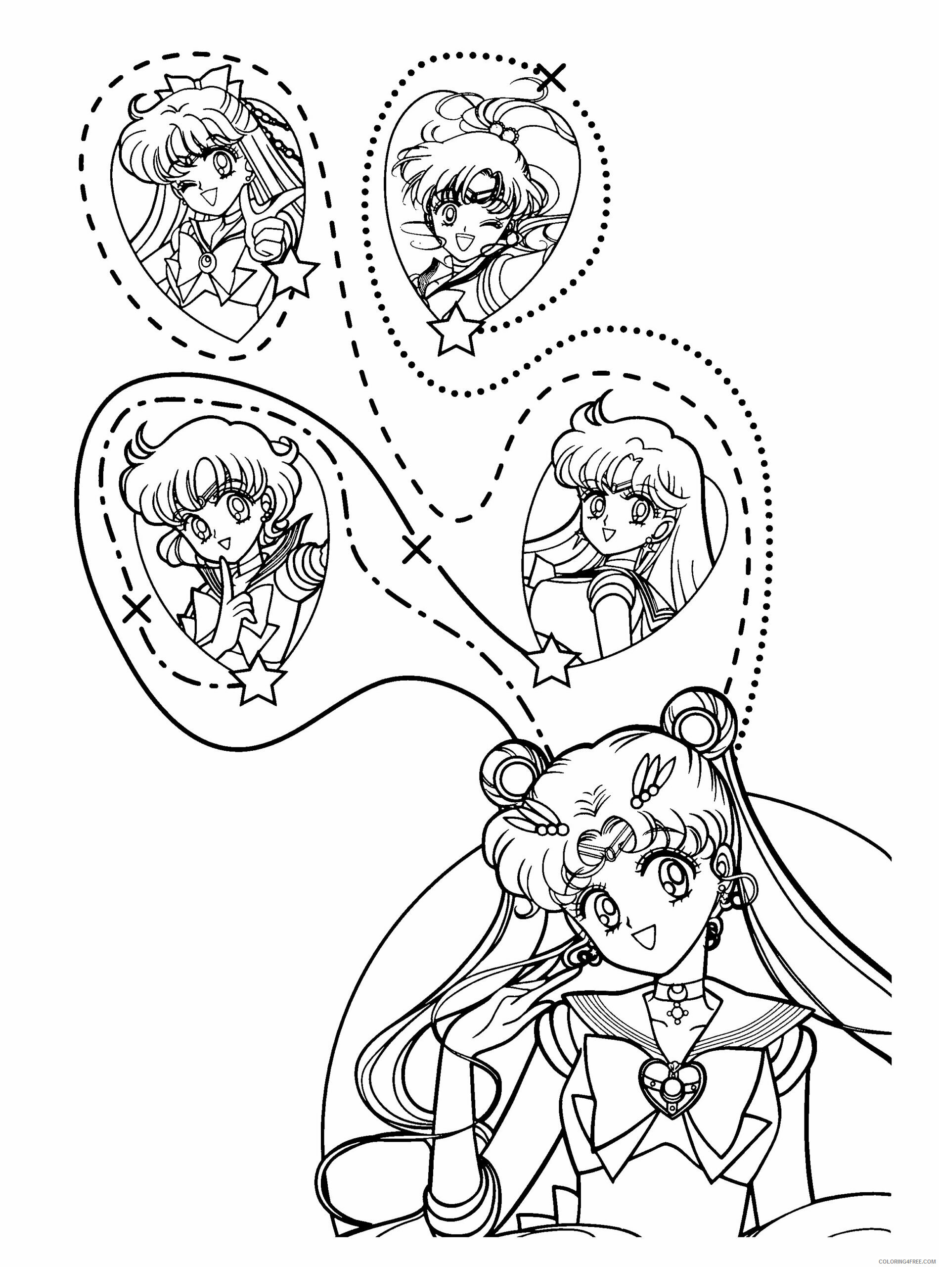 Sailor Moon Printable Coloring Pages Anime sailormoon 23 2021 1069 Coloring4free