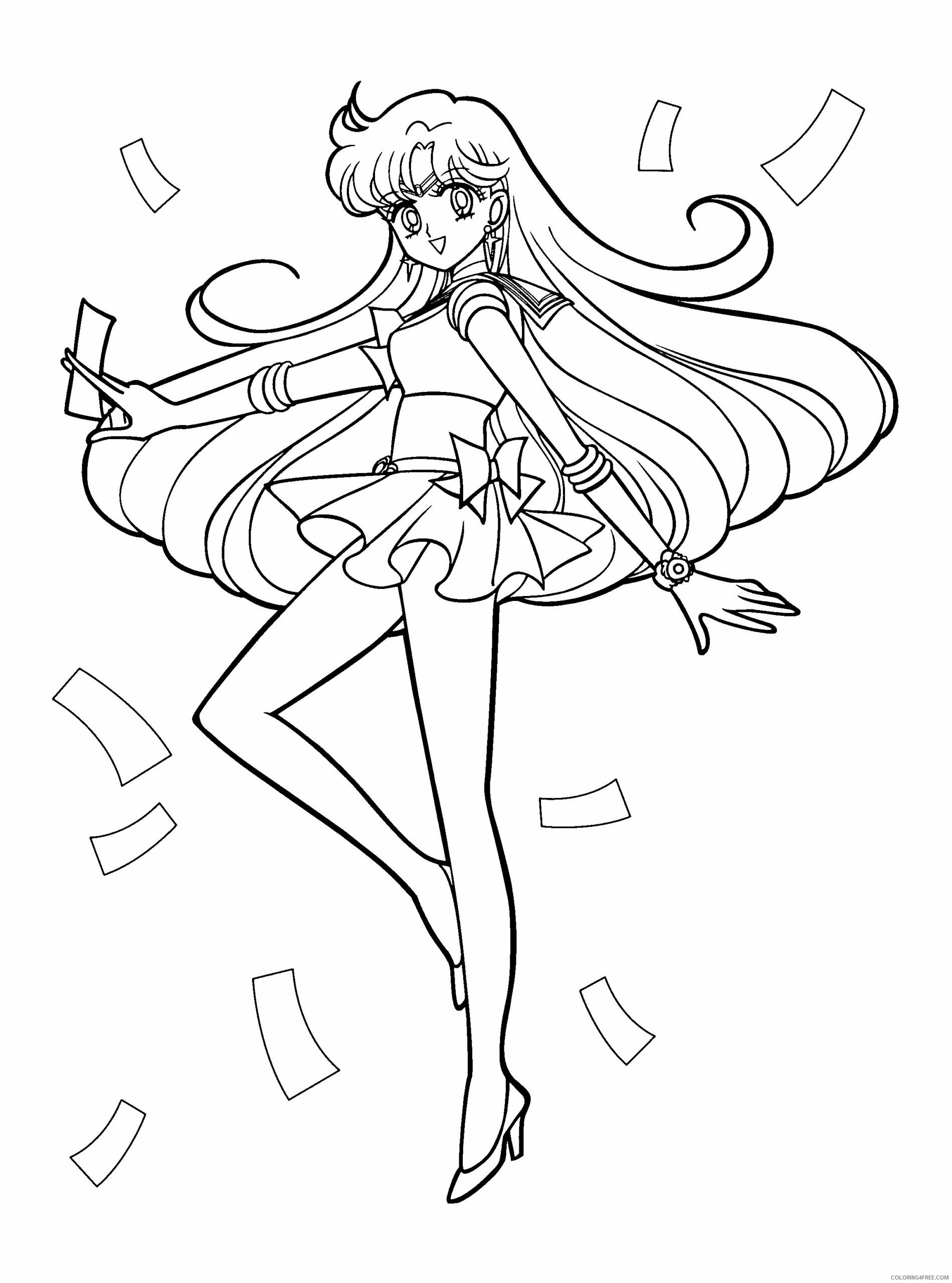 Sailor Moon Printable Coloring Pages Anime sailormoon 25 2021 1071 Coloring4free