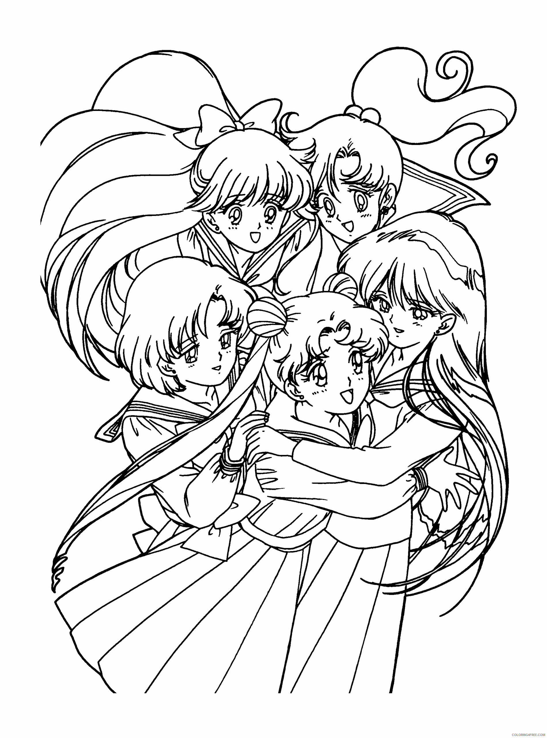 Sailor Moon Printable Coloring Pages Anime sailormoon 29 2021 1075 Coloring4free