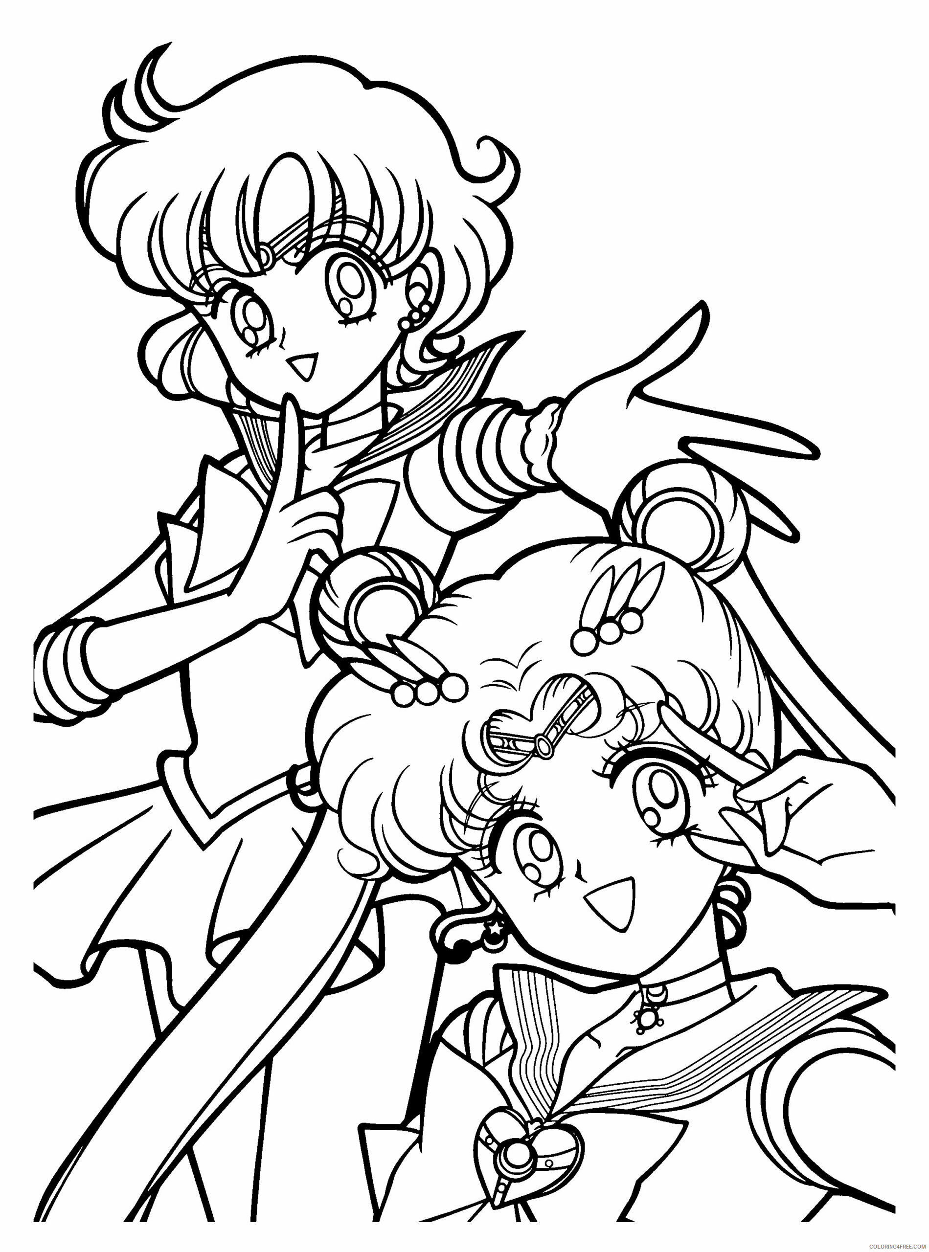 Sailor Moon Printable Coloring Pages Anime sailormoon 3 2021 1076 Coloring4free