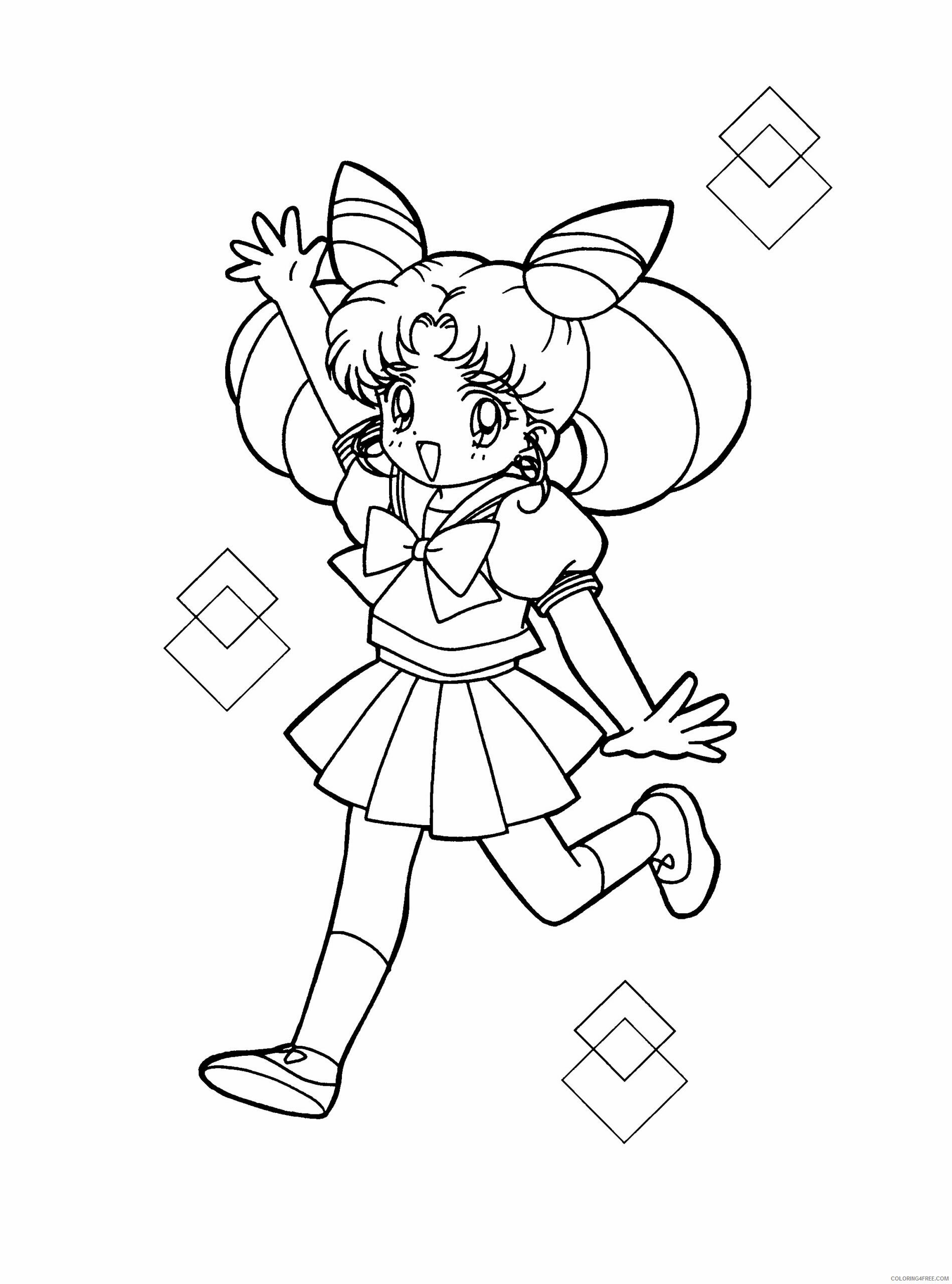 Sailor Moon Printable Coloring Pages Anime sailormoon 31 2021 1079 Coloring4free