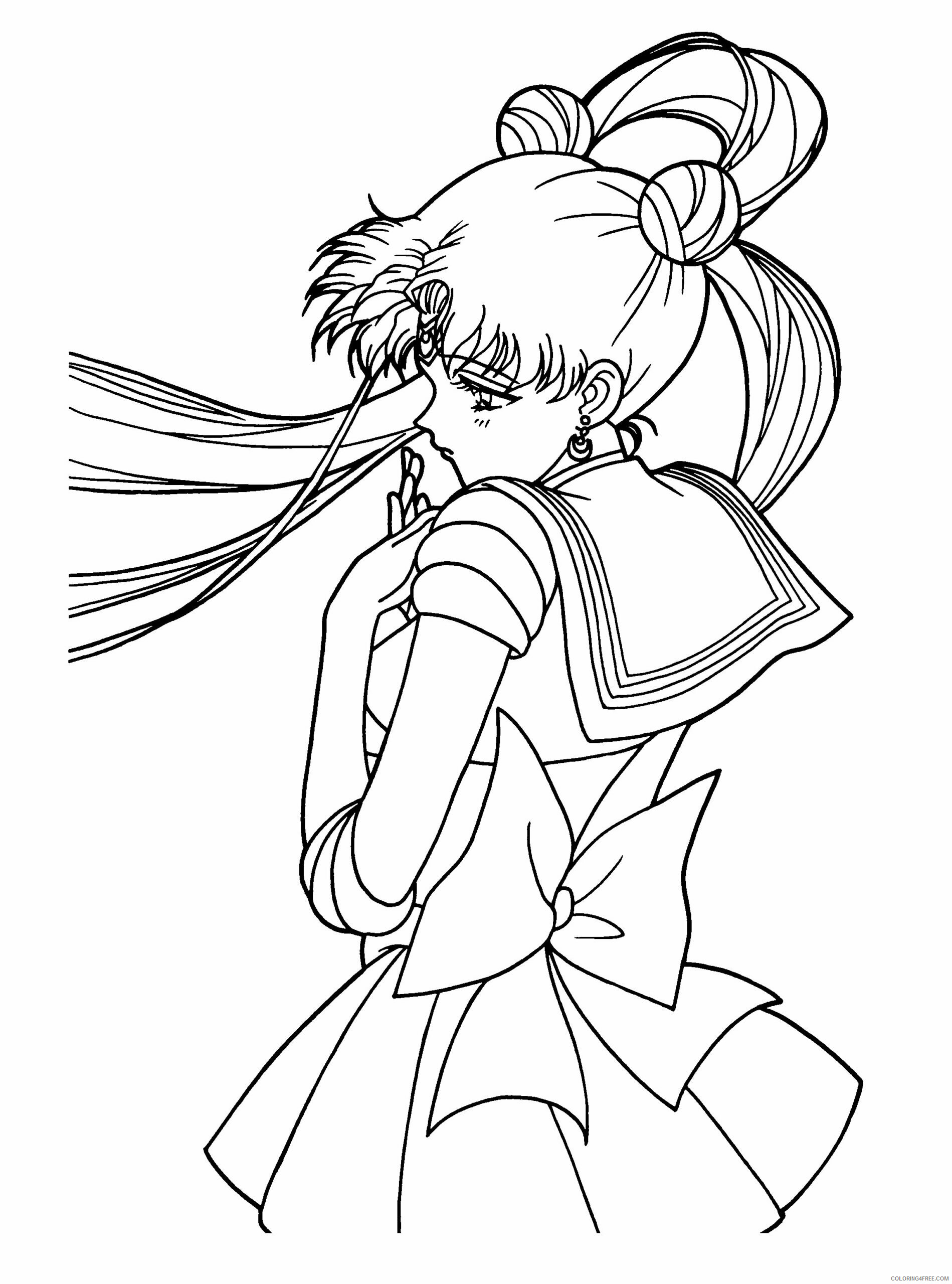 Sailor Moon Printable Coloring Pages Anime sailormoon 34 2021 1082 Coloring4free