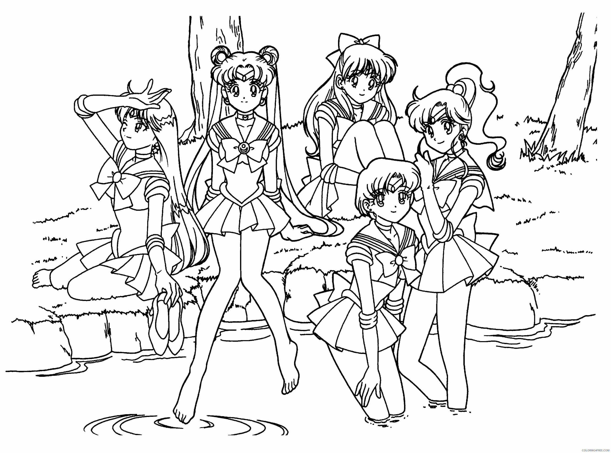 Sailor Moon Printable Coloring Pages Anime sailormoon 36 2021 1084 Coloring4free