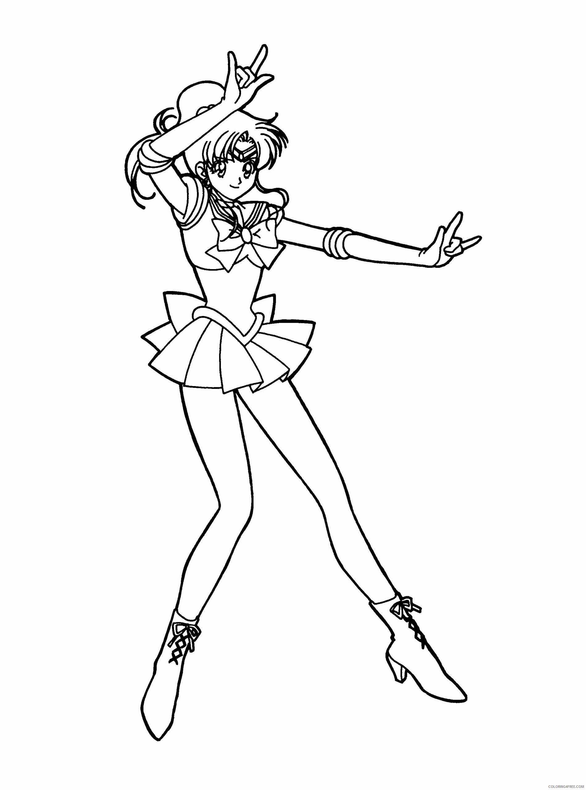 Sailor Moon Printable Coloring Pages Anime sailormoon 39 2021 1087 Coloring4free