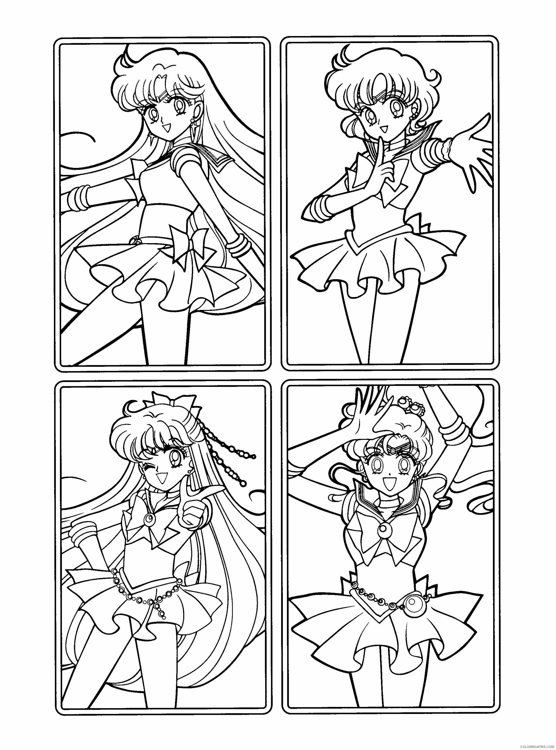 Sailor Moon Printable Coloring Pages Anime sailormoon 4 2021 1088 Coloring4free