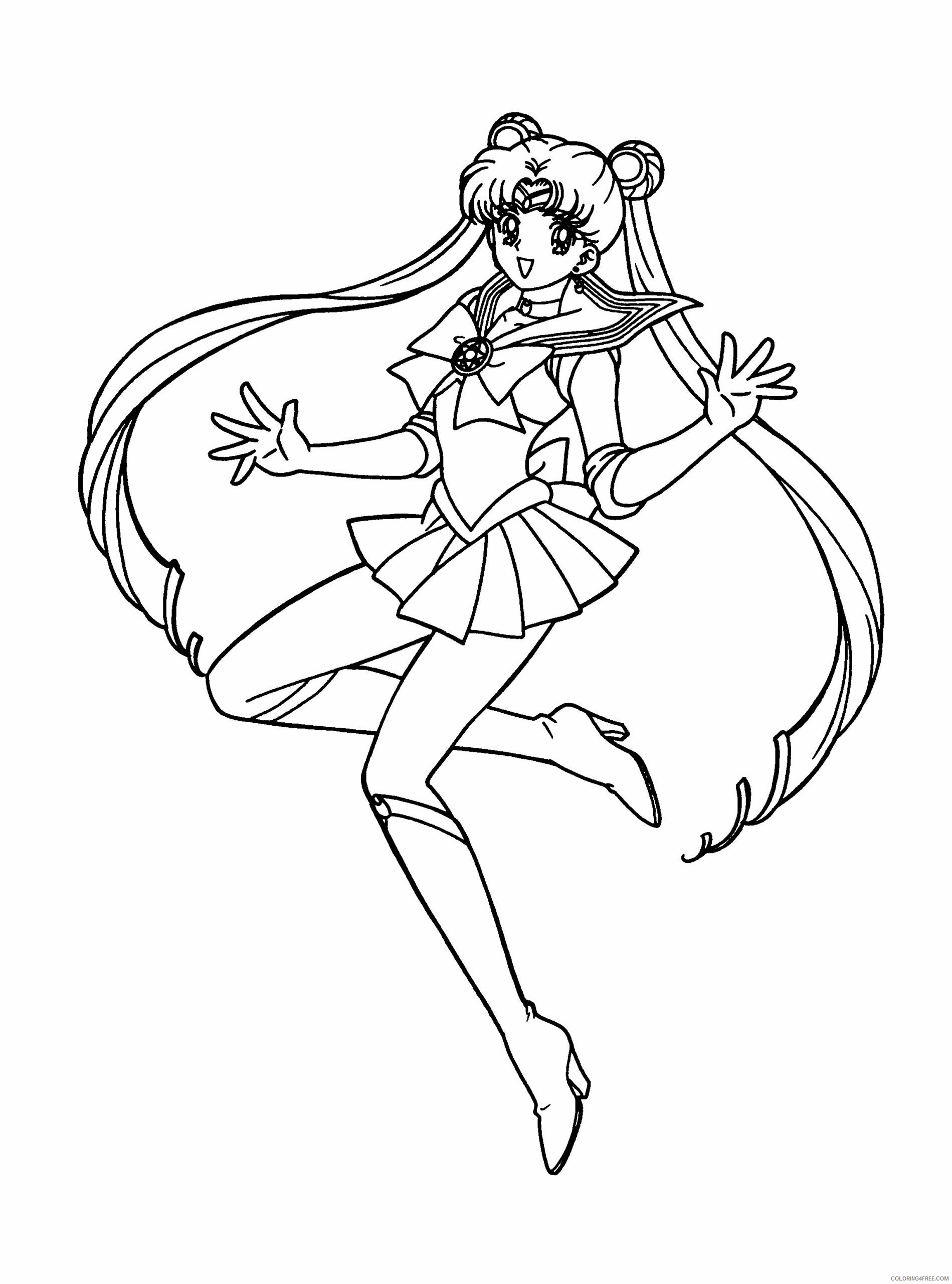 Sailor Moon Printable Coloring Pages Anime sailormoon 42 2021 1091 Coloring4free