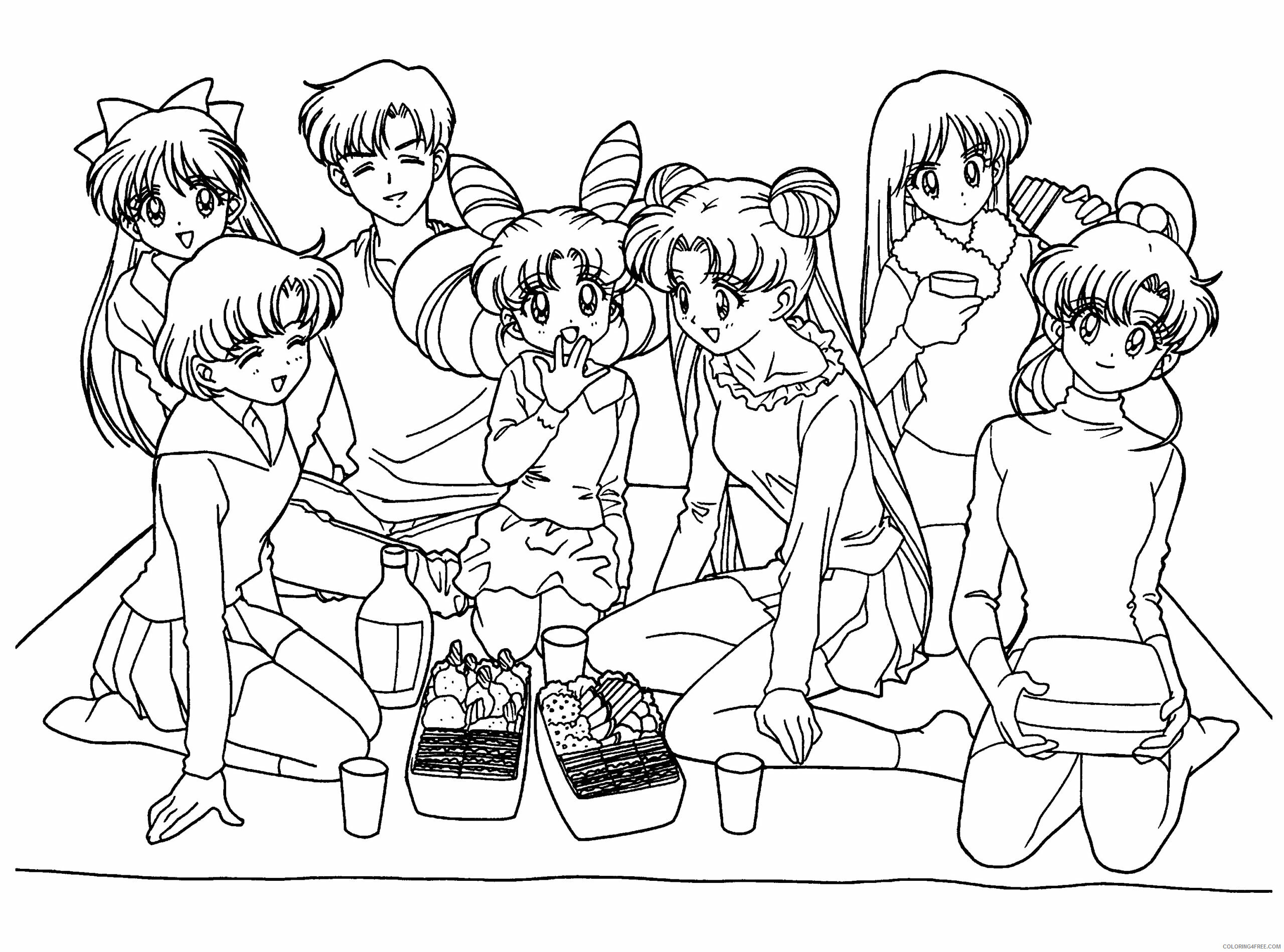 Sailor Moon Printable Coloring Pages Anime sailormoon 43 2021 1092 Coloring4free