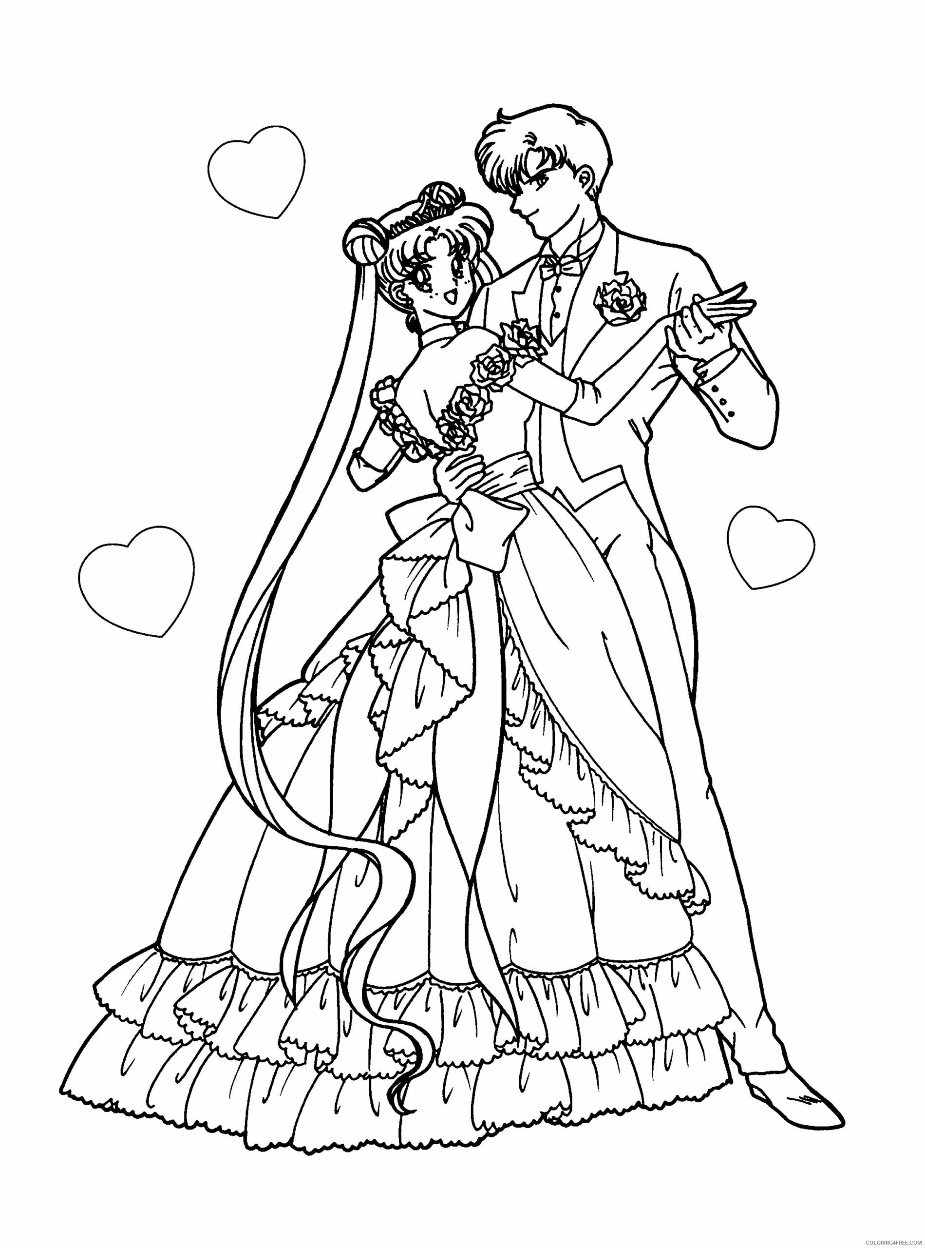 Sailor Moon Printable Coloring Pages Anime sailormoon 47 2021 1096 Coloring4free