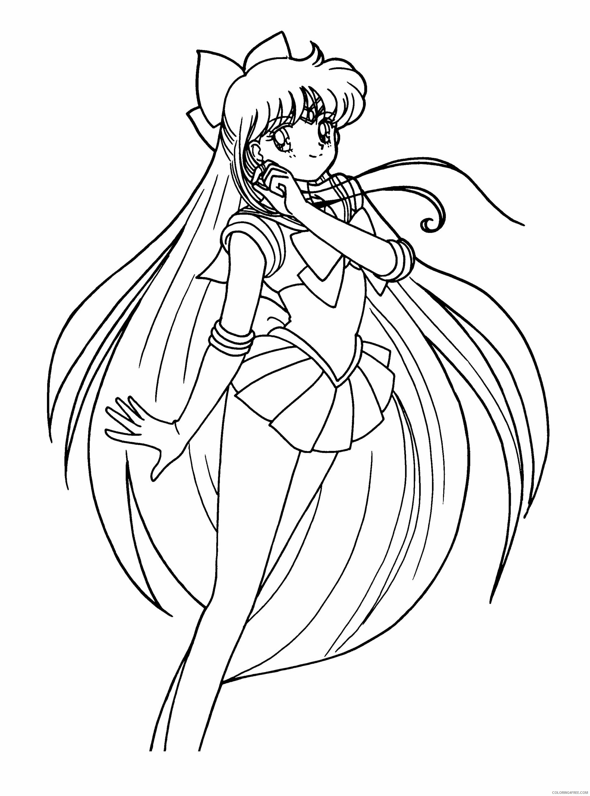 Sailor Moon Printable Coloring Pages Anime sailormoon 52 2021 1102 Coloring4free