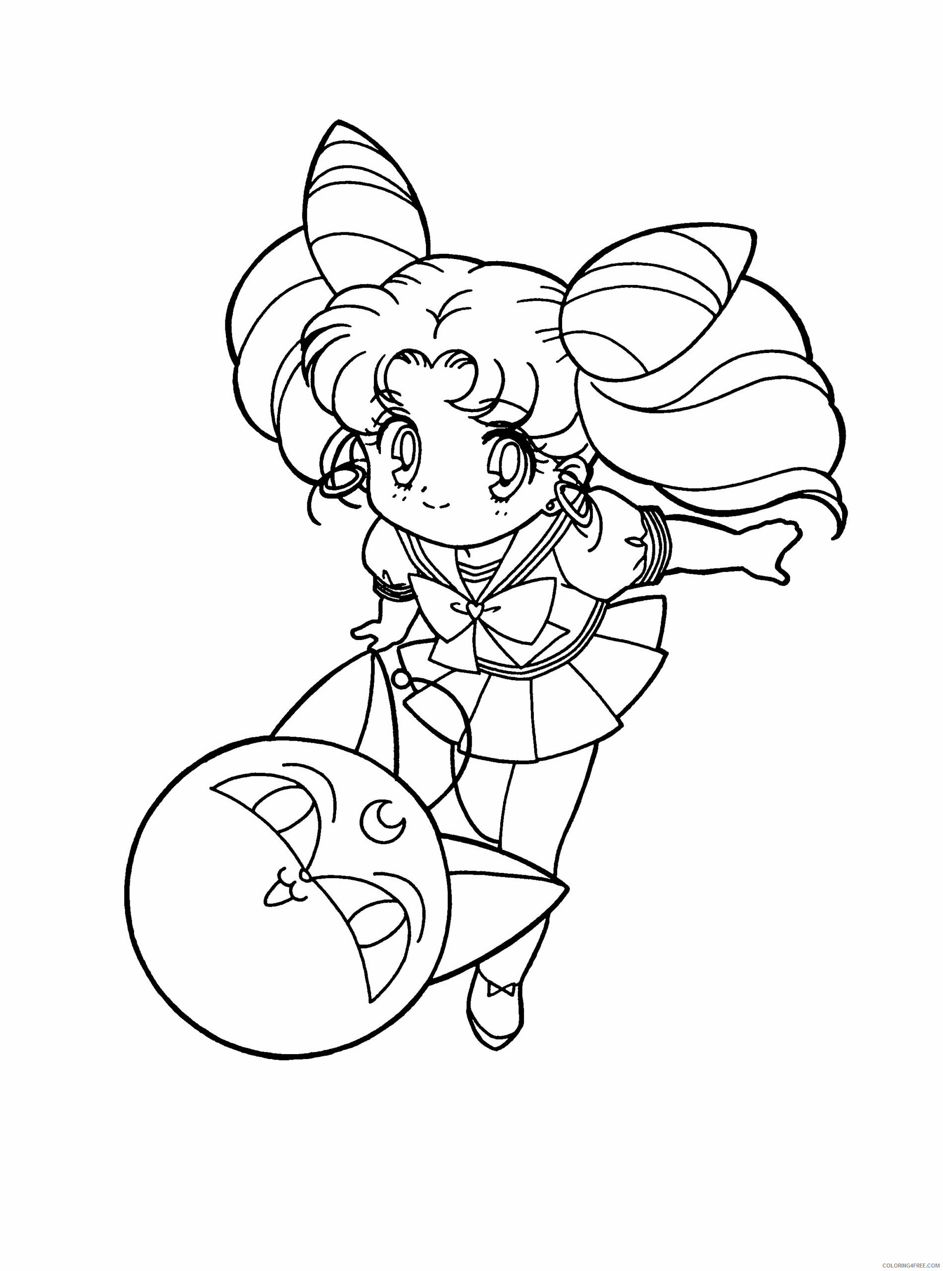 Sailor Moon Printable Coloring Pages Anime sailormoon 55 2021 1105 Coloring4free