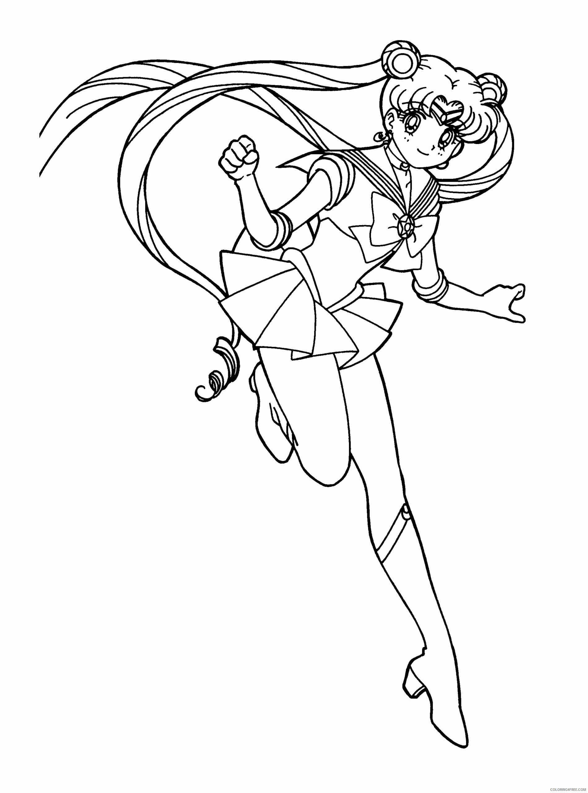 Sailor Moon Printable Coloring Pages Anime sailormoon 56 2021 1106 Coloring4free