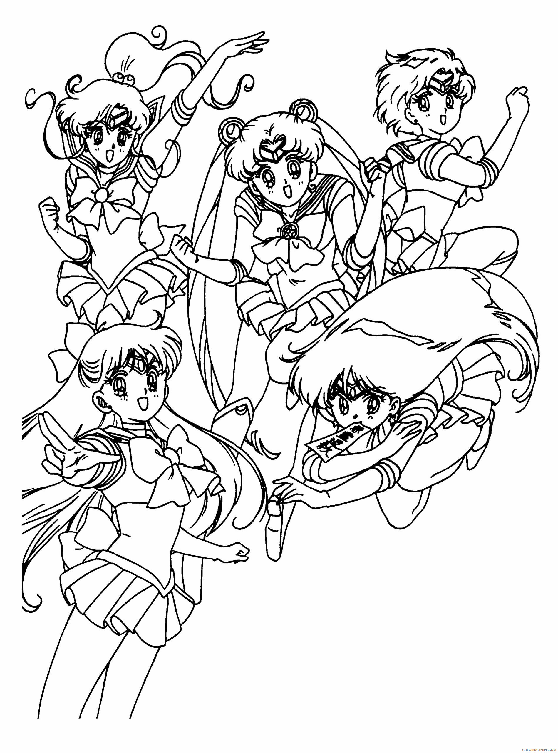 Sailor Moon Printable Coloring Pages Anime sailormoon 59 2021 1109 Coloring4free