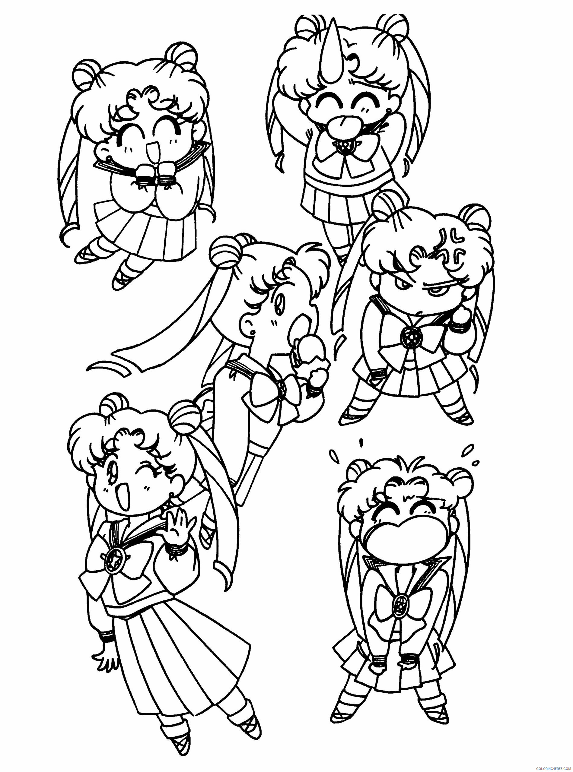 Sailor Moon Printable Coloring Pages Anime sailormoon 62 2021 1113 Coloring4free