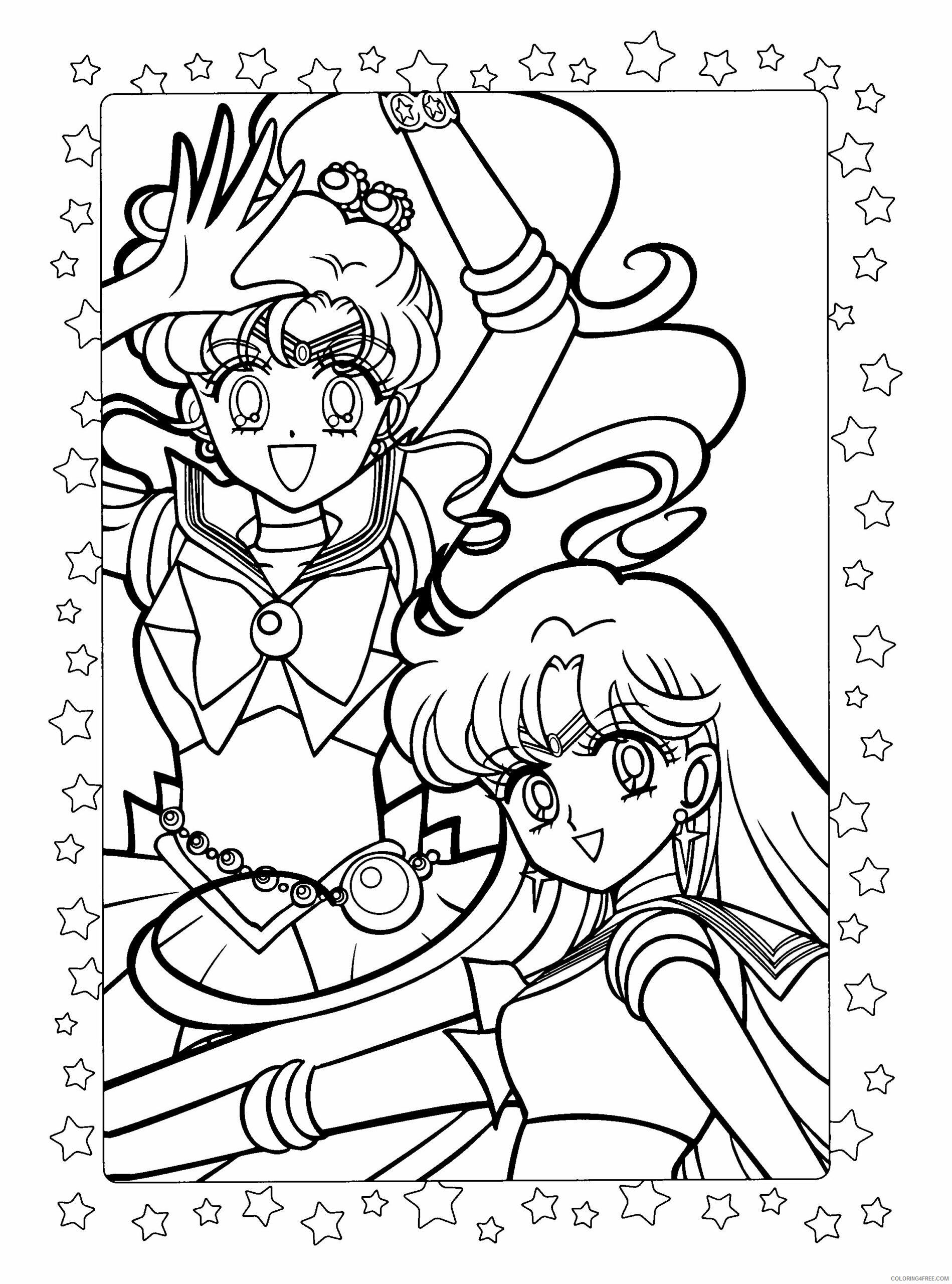 Sailor Moon Printable Coloring Pages Anime sailormoon 7 2021 1120 Coloring4free