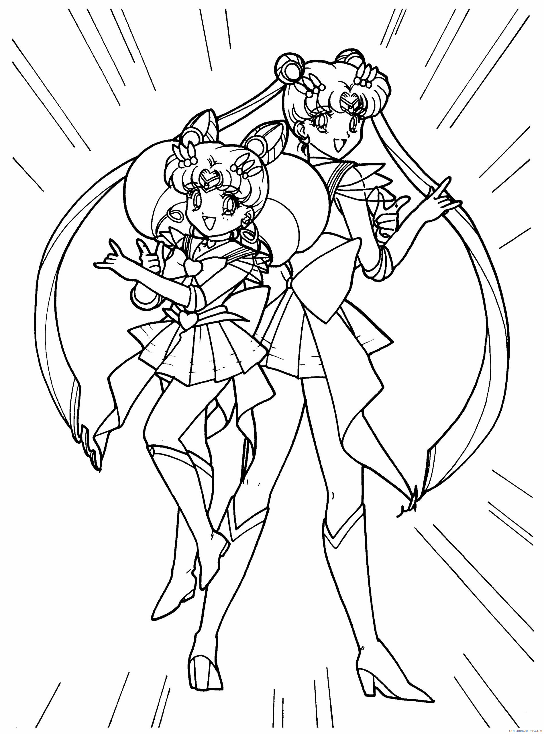 Sailor Moon Printable Coloring Pages Anime sailormoon 72 2021 1123 Coloring4free