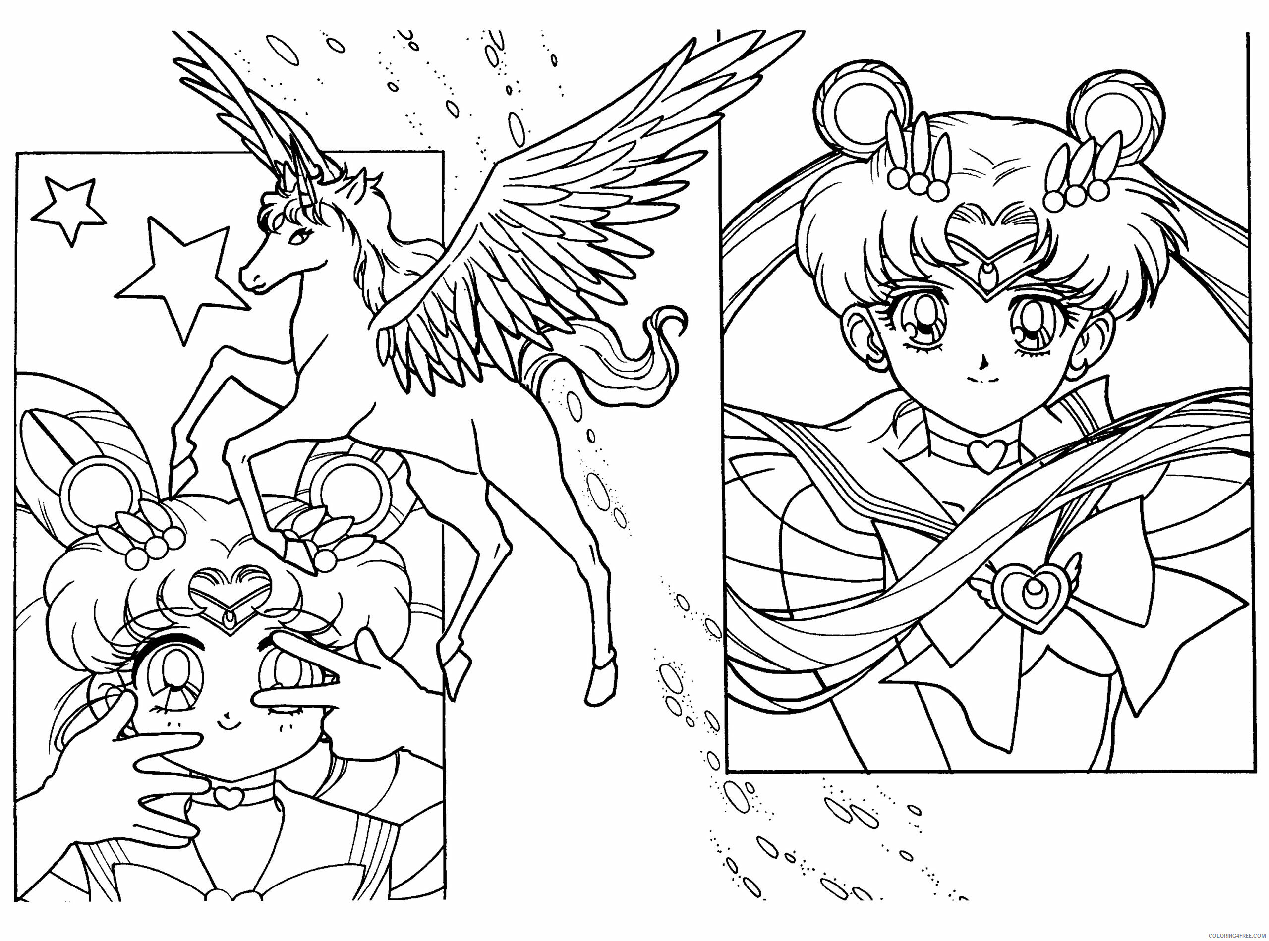 Sailor Moon Printable Coloring Pages Anime sailormoon 74 2021 1125 Coloring4free