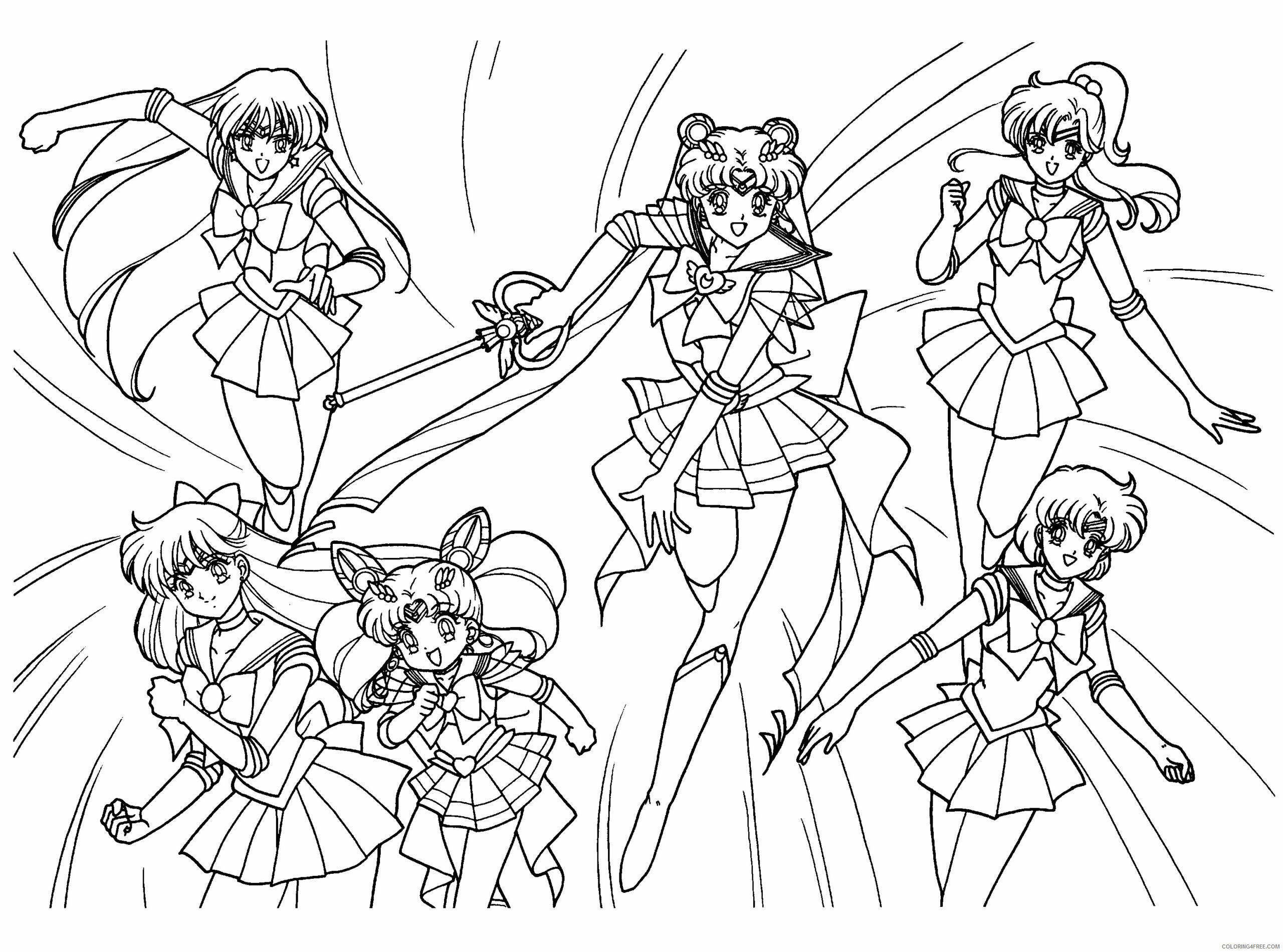 Sailor Moon Printable Coloring Pages Anime sailormoon 75 2021 1126 Coloring4free