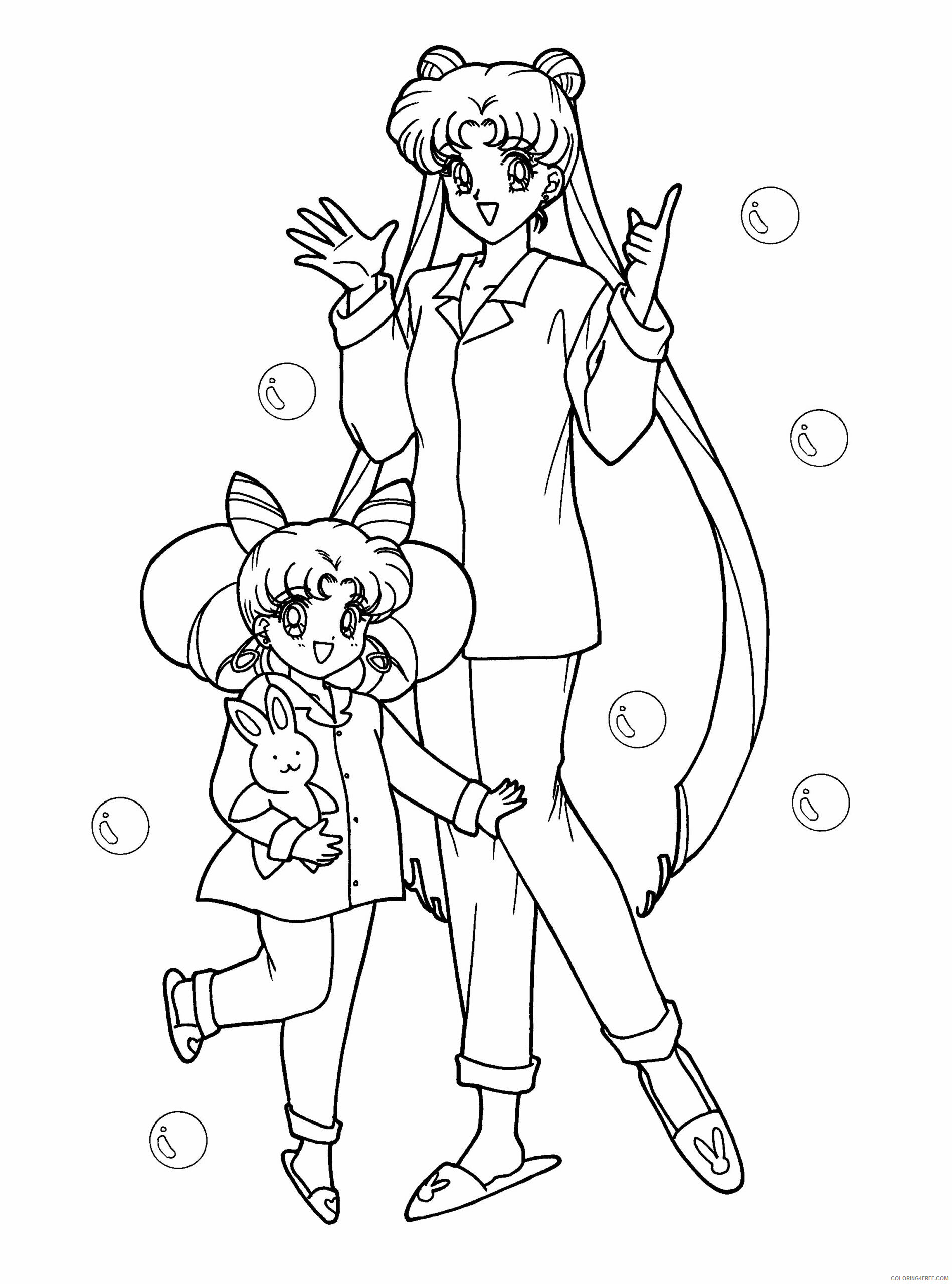 Sailor Moon Printable Coloring Pages Anime sailormoon 84 2021 1137 Coloring4free