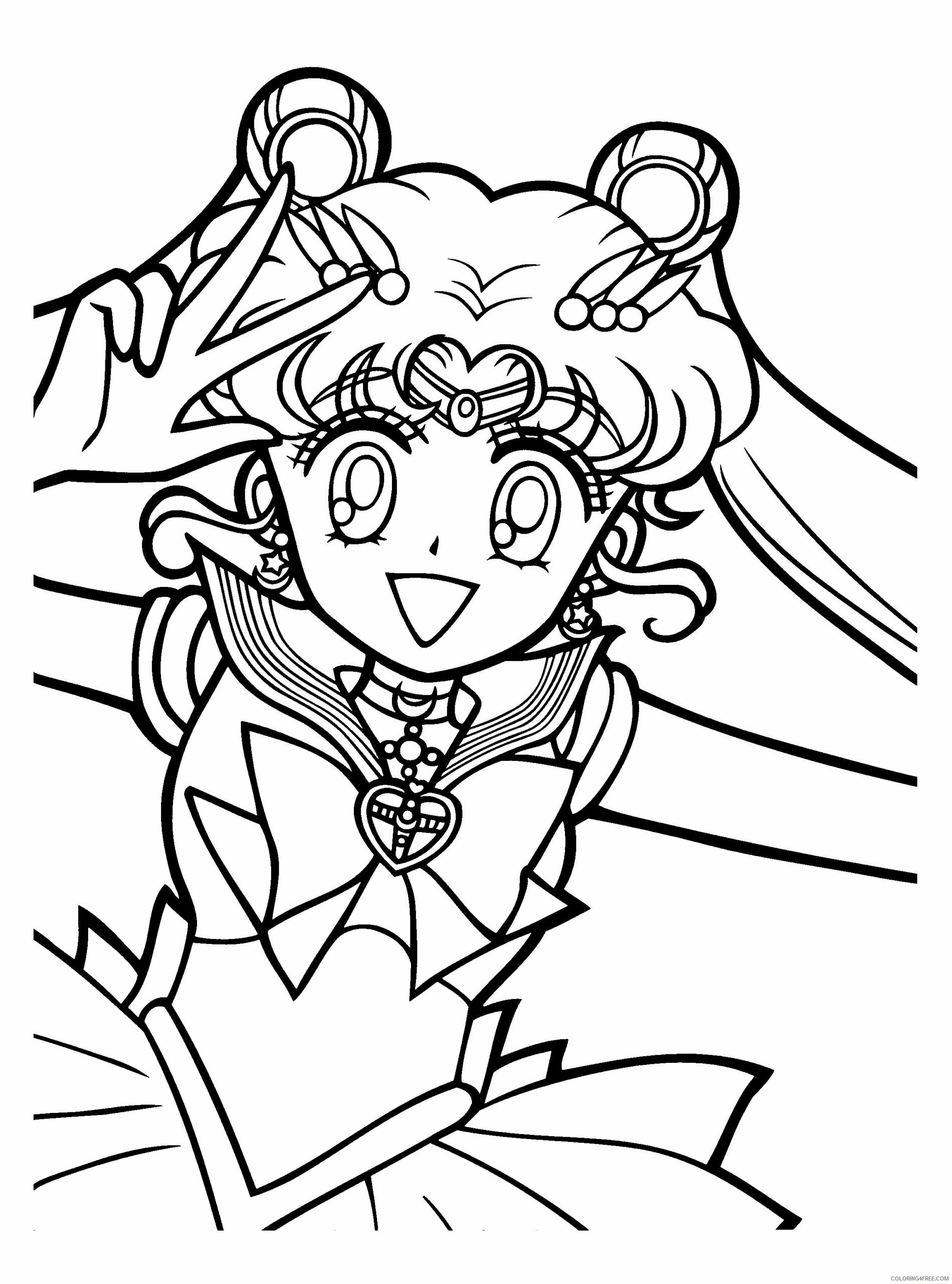 Sailor Moon Printable Coloring Pages Anime sailormoon 9 2021 1143 Coloring4free