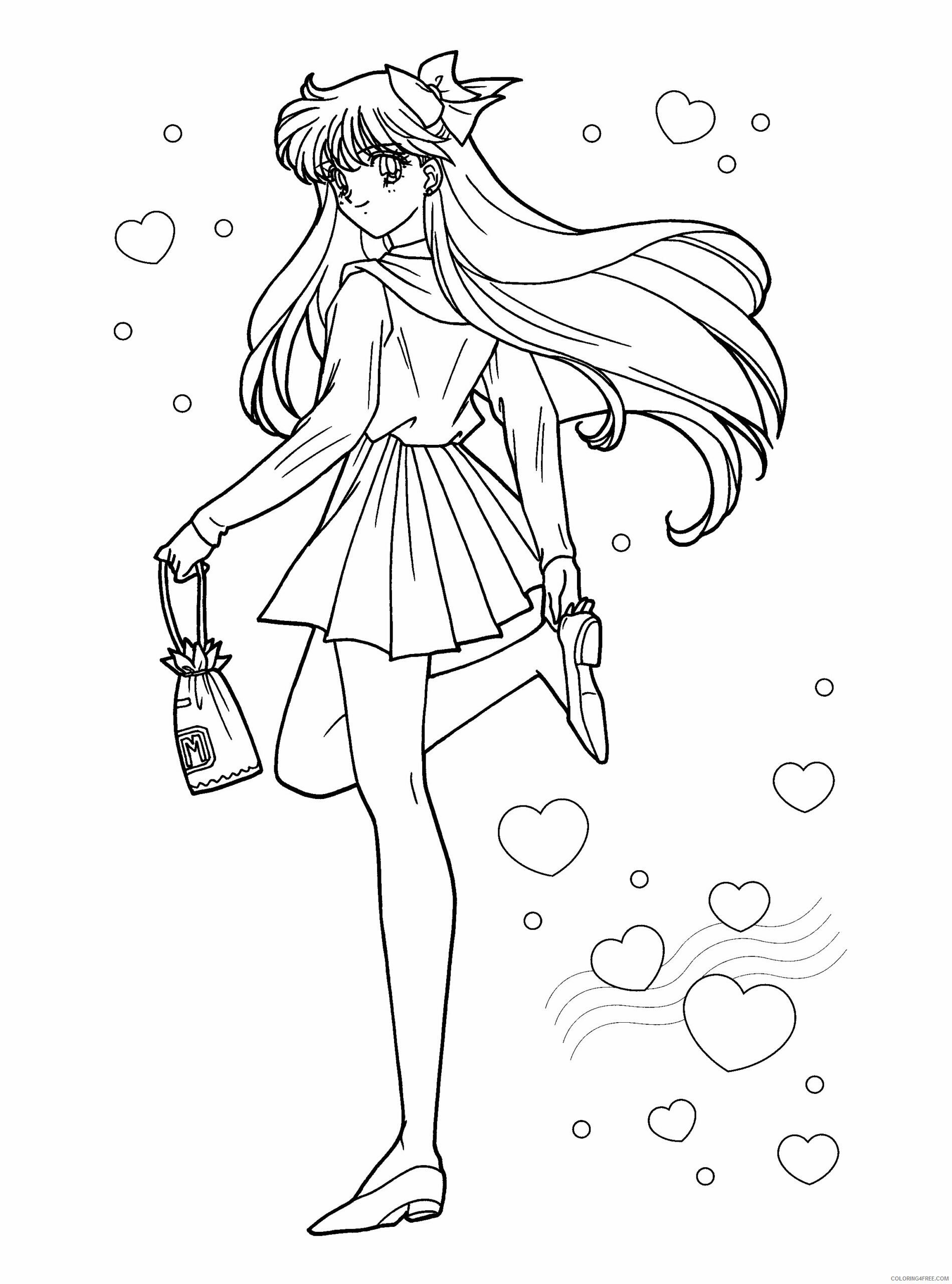 Sailor Moon Printable Coloring Pages Anime sailormoon 90 2021 1145 Coloring4free