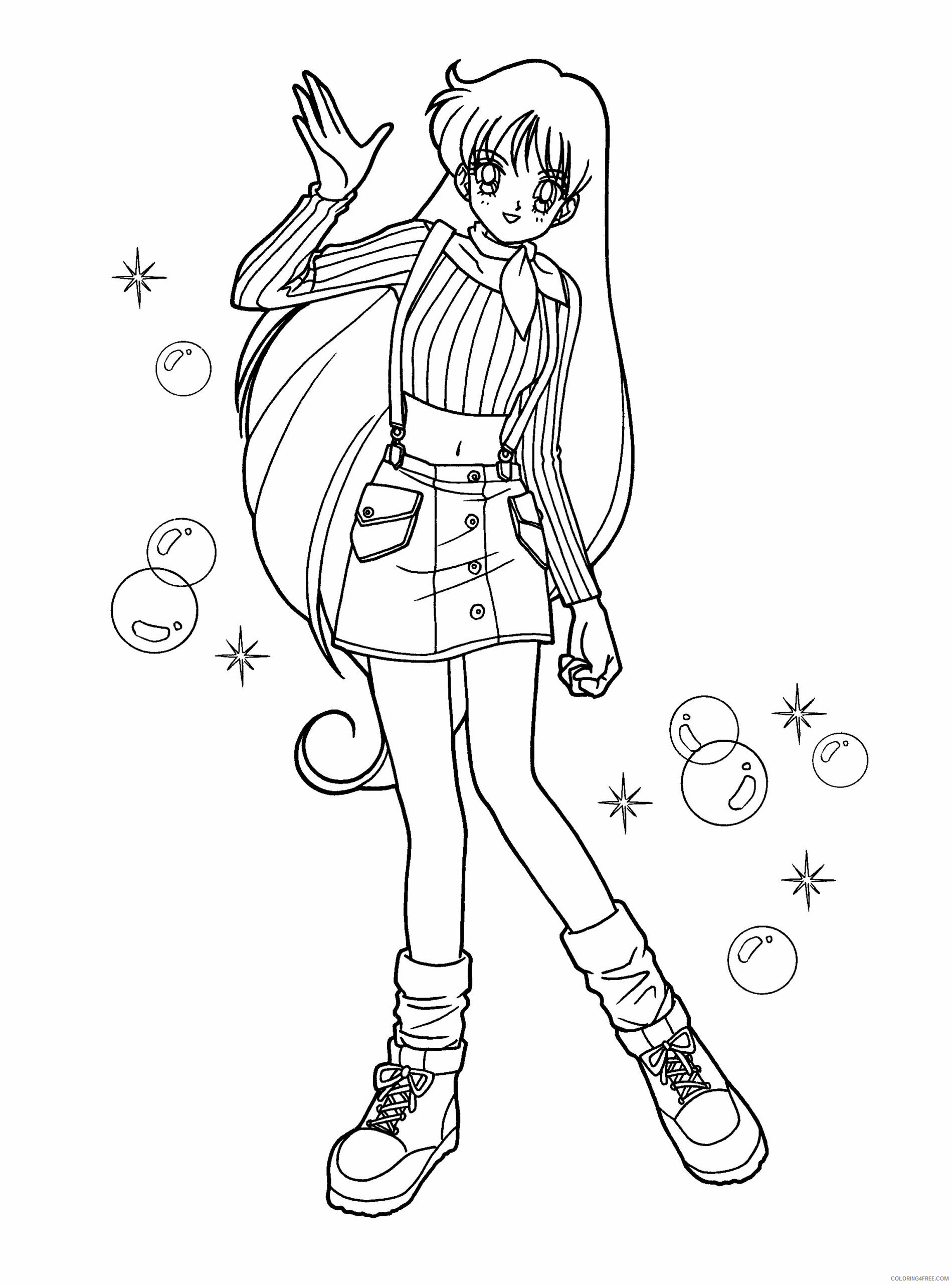 Sailor Moon Printable Coloring Pages Anime sailormoon 92 2021 1147 Coloring4free