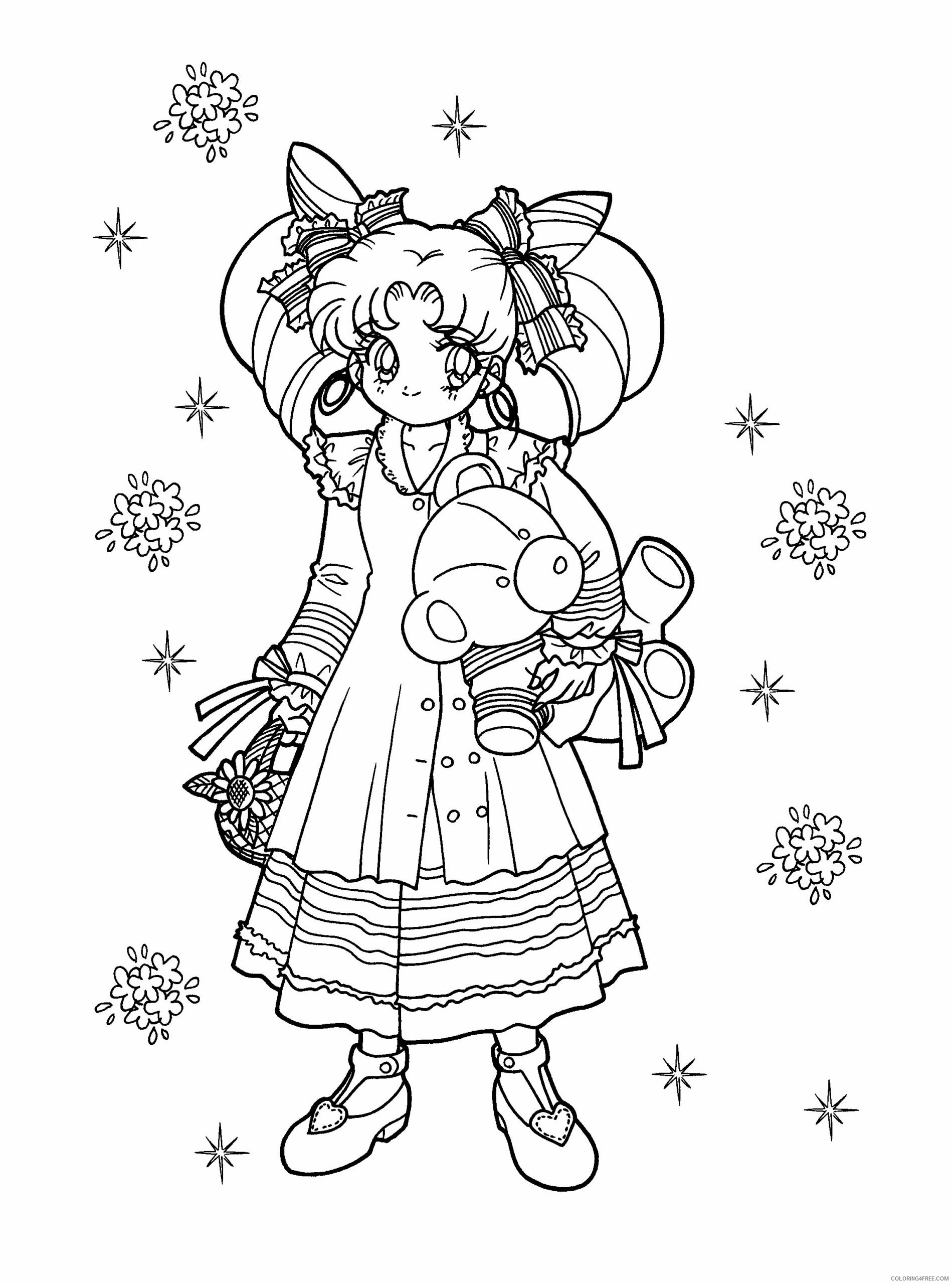 Sailor Moon Printable Coloring Pages Anime sailormoon 94 2021 1149 Coloring4free